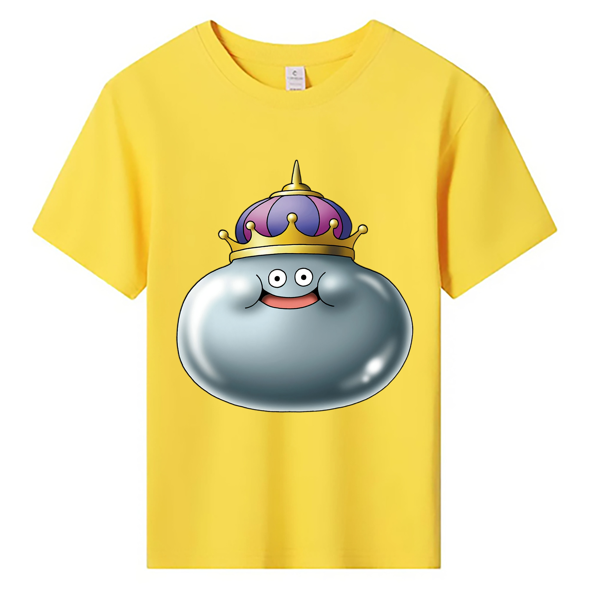 （画像用） ドラゴンクエスト Doragon Kuesuto Dragon Quest 綿100％キッズTシャツ（フロントプリント）