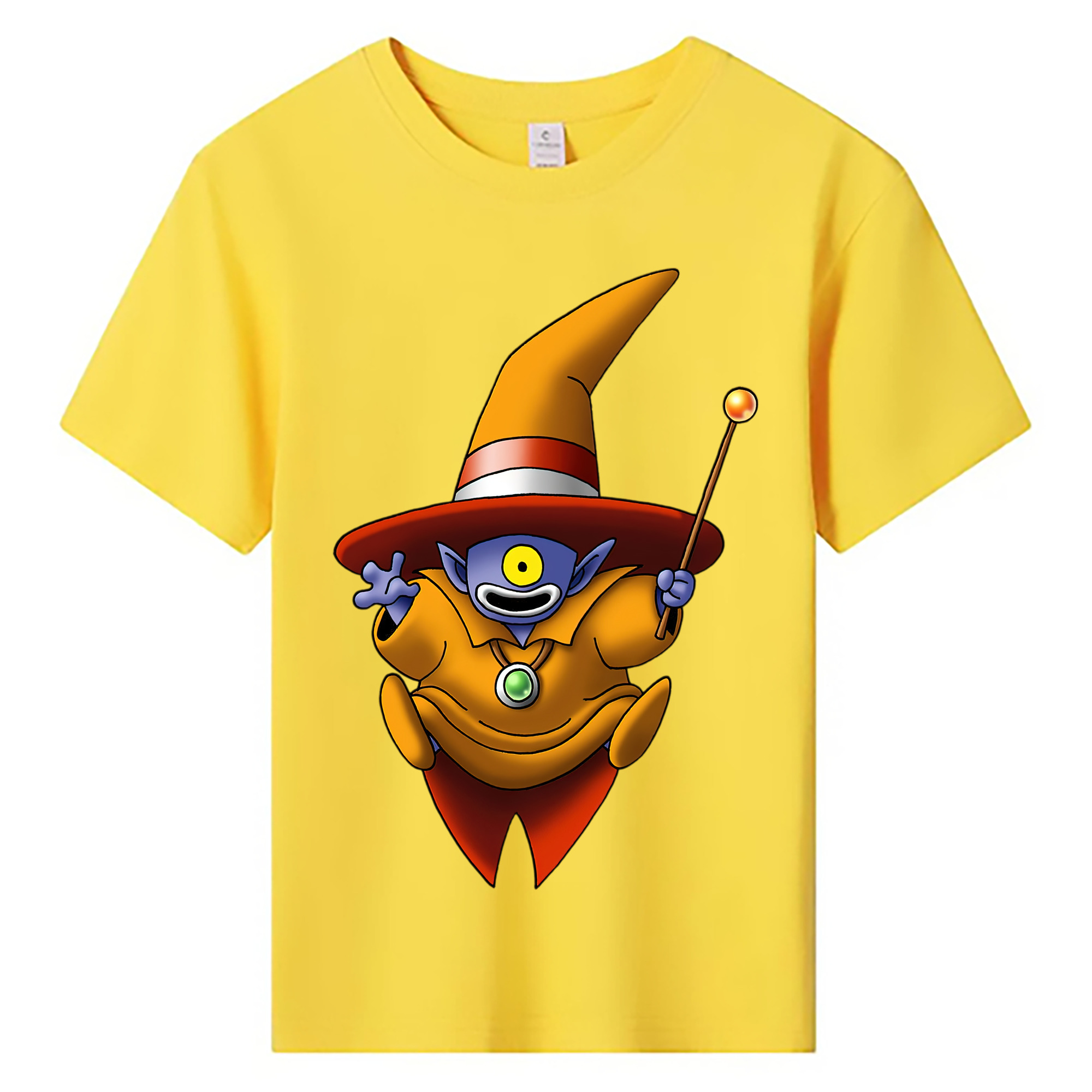 （画像用） ドラゴンクエスト Doragon Kuesuto Dragon Quest 綿100％キッズTシャツ（フロントプリント）