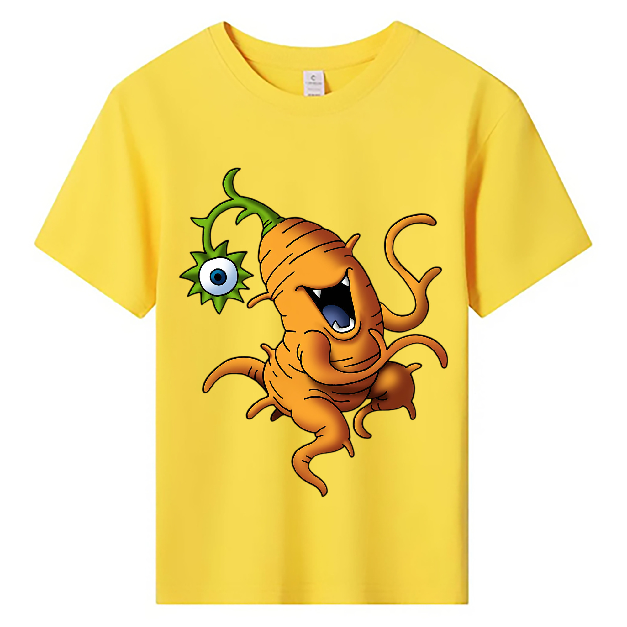 （画像用） ドラゴンクエスト Doragon Kuesuto Dragon Quest 綿100％キッズTシャツ（フロントプリント）