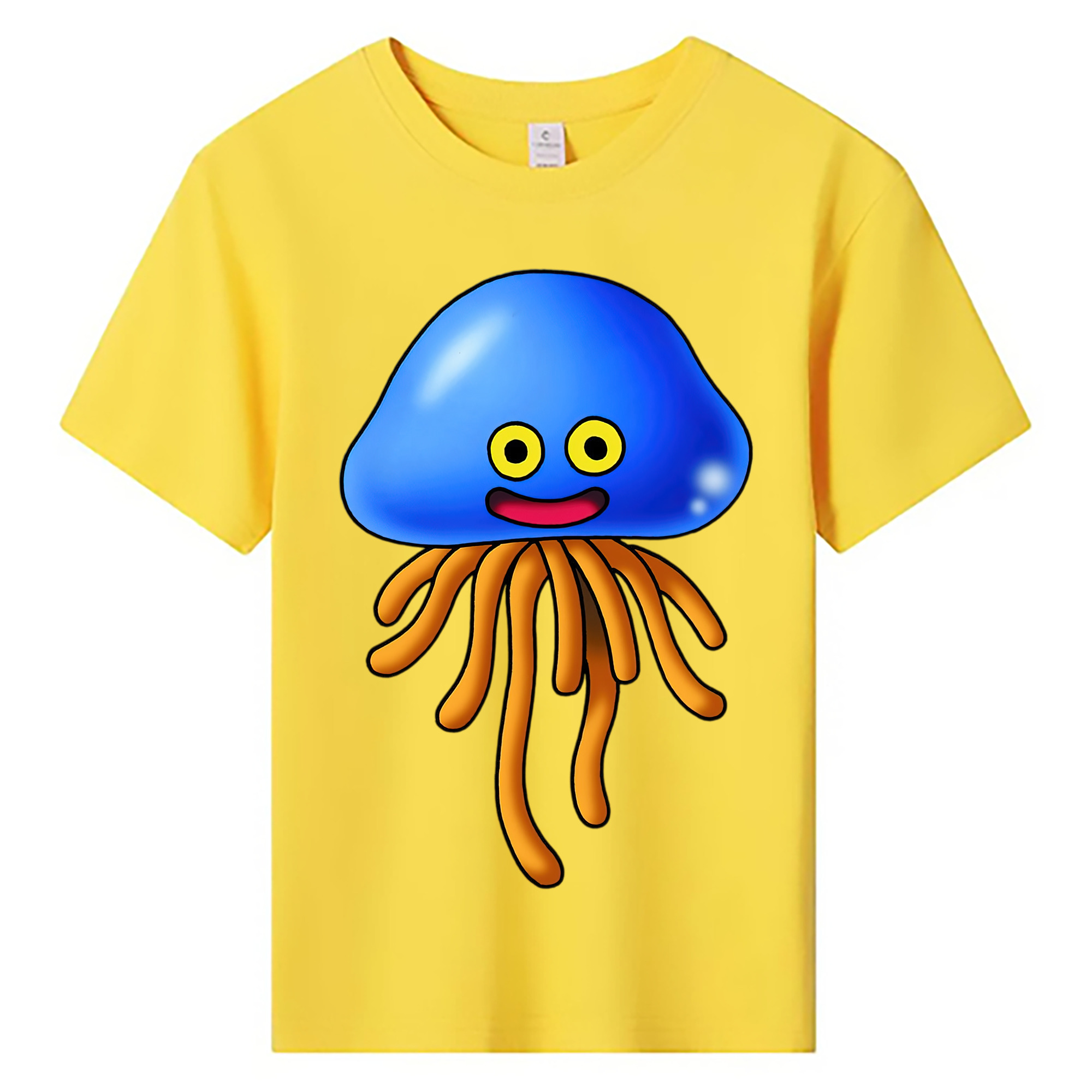 （画像用） ドラゴンクエスト Doragon Kuesuto Dragon Quest 綿100％キッズTシャツ（フロントプリント）