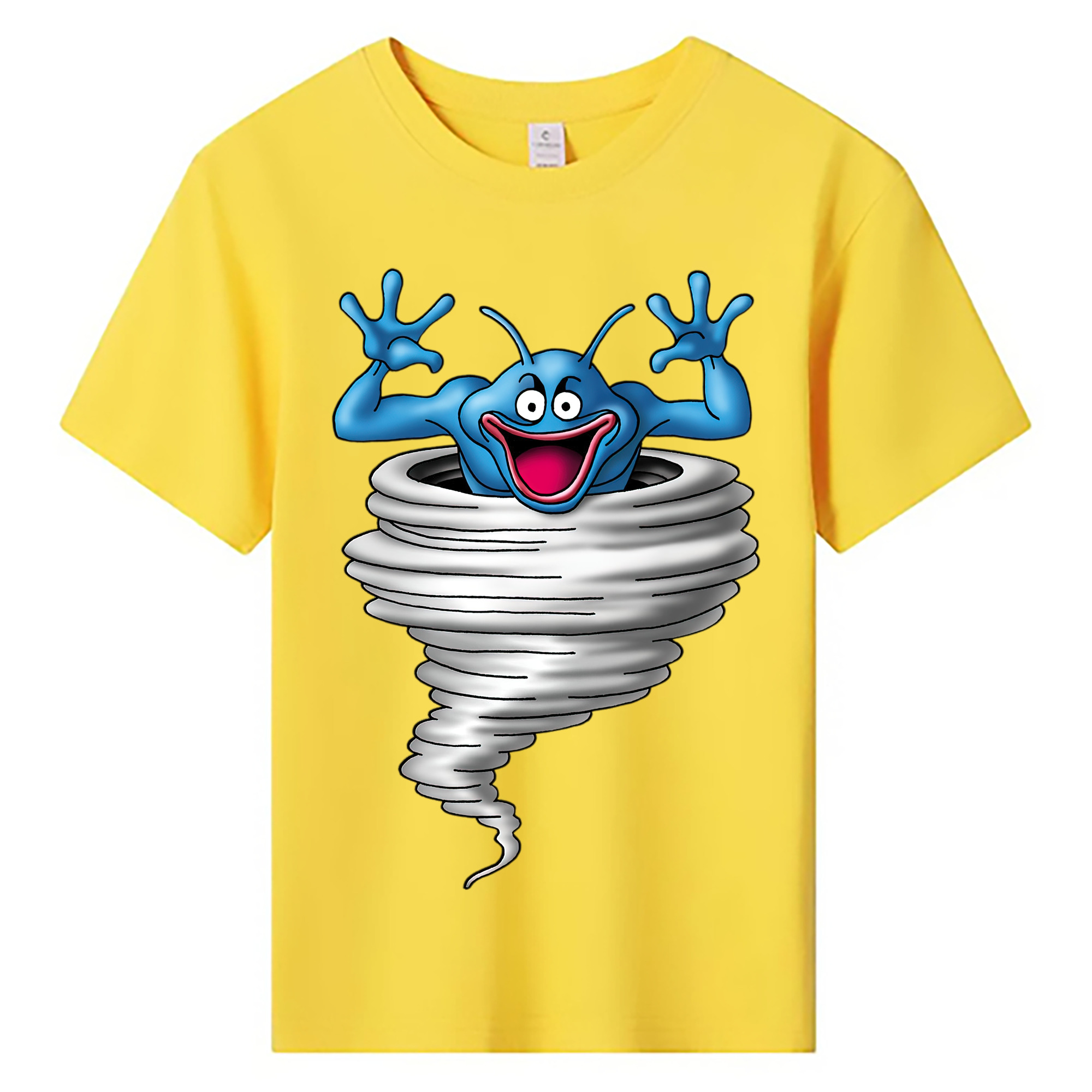 （画像用） ドラゴンクエスト Doragon Kuesuto Dragon Quest 綿100％キッズTシャツ（フロントプリント）