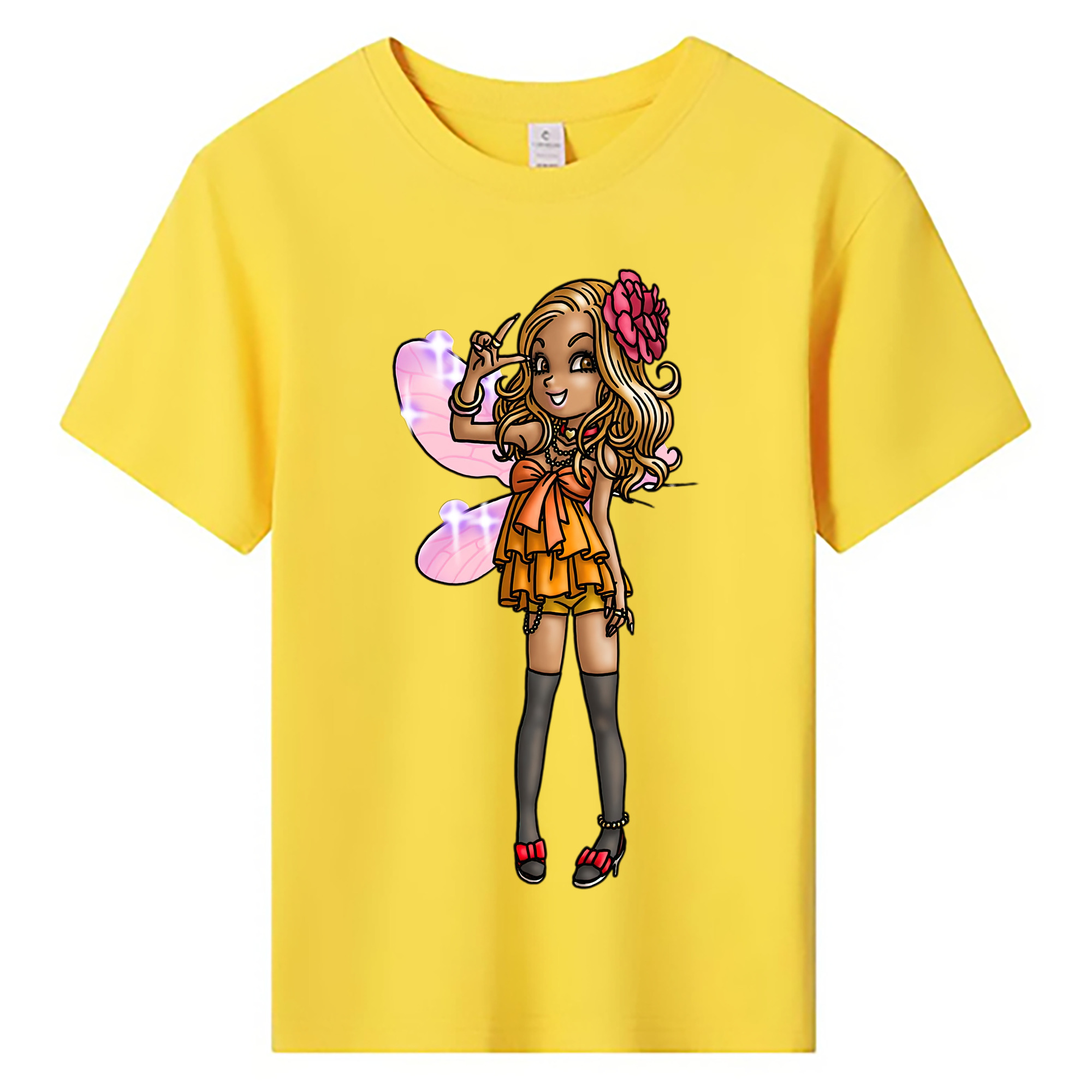 （画像用） ドラゴンクエスト Doragon Kuesuto Dragon Quest 綿100％キッズTシャツ（フロントプリント）
