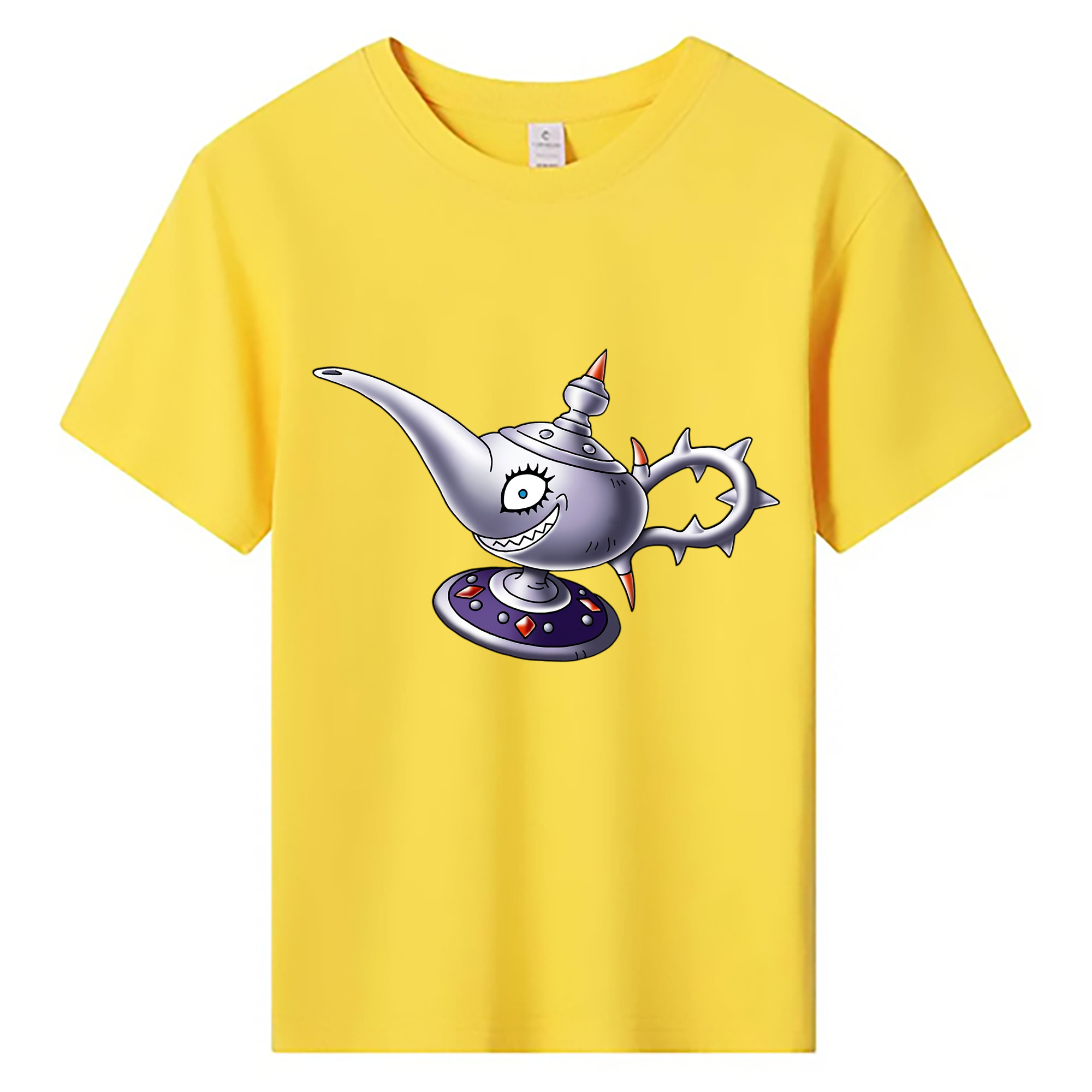 （画像用） ドラゴンクエスト Doragon Kuesuto Dragon Quest 綿100％キッズTシャツ（フロントプリント）
