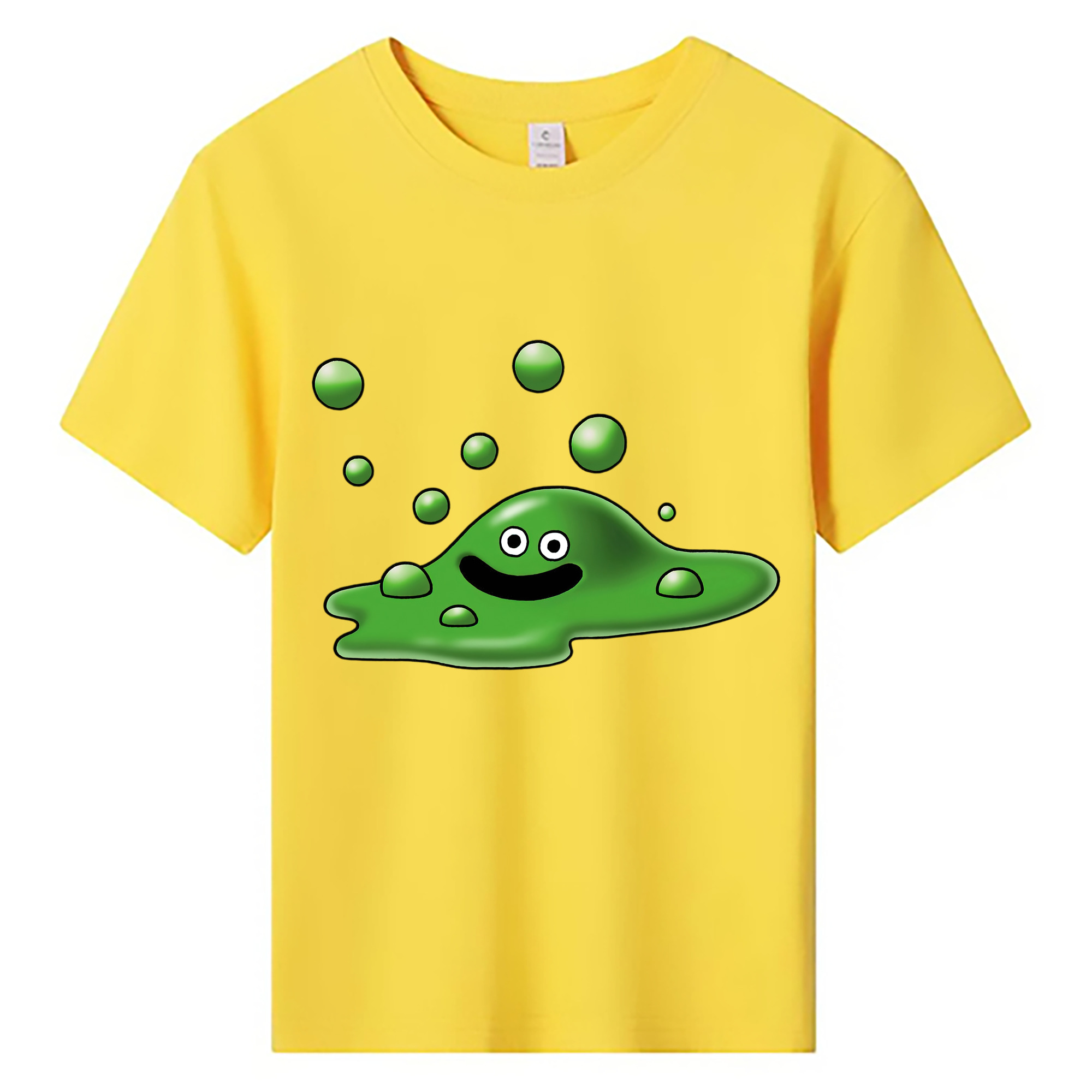 （画像用） ドラゴンクエスト Doragon Kuesuto Dragon Quest 綿100％キッズTシャツ（フロントプリント）