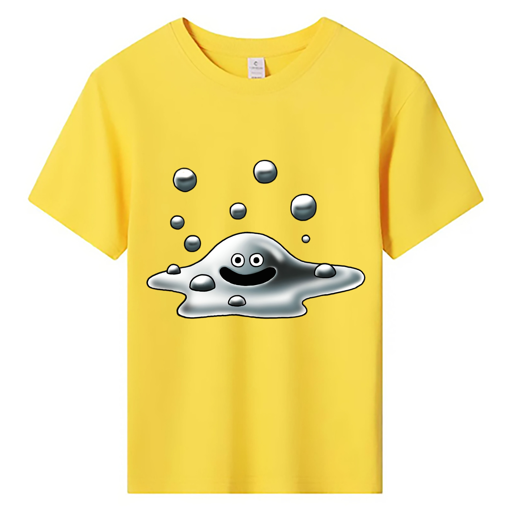 （画像用） ドラゴンクエスト Doragon Kuesuto Dragon Quest 綿100％キッズTシャツ（フロントプリント）