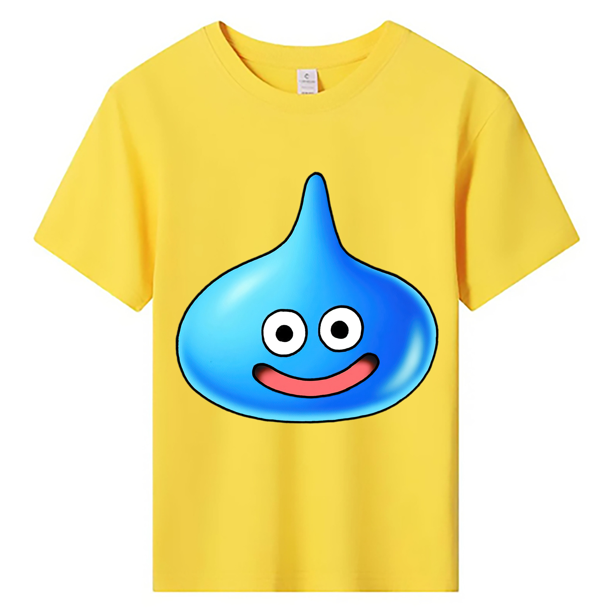 （画像用） ドラゴンクエスト Doragon Kuesuto Dragon Quest 綿100％キッズTシャツ（フロントプリント）