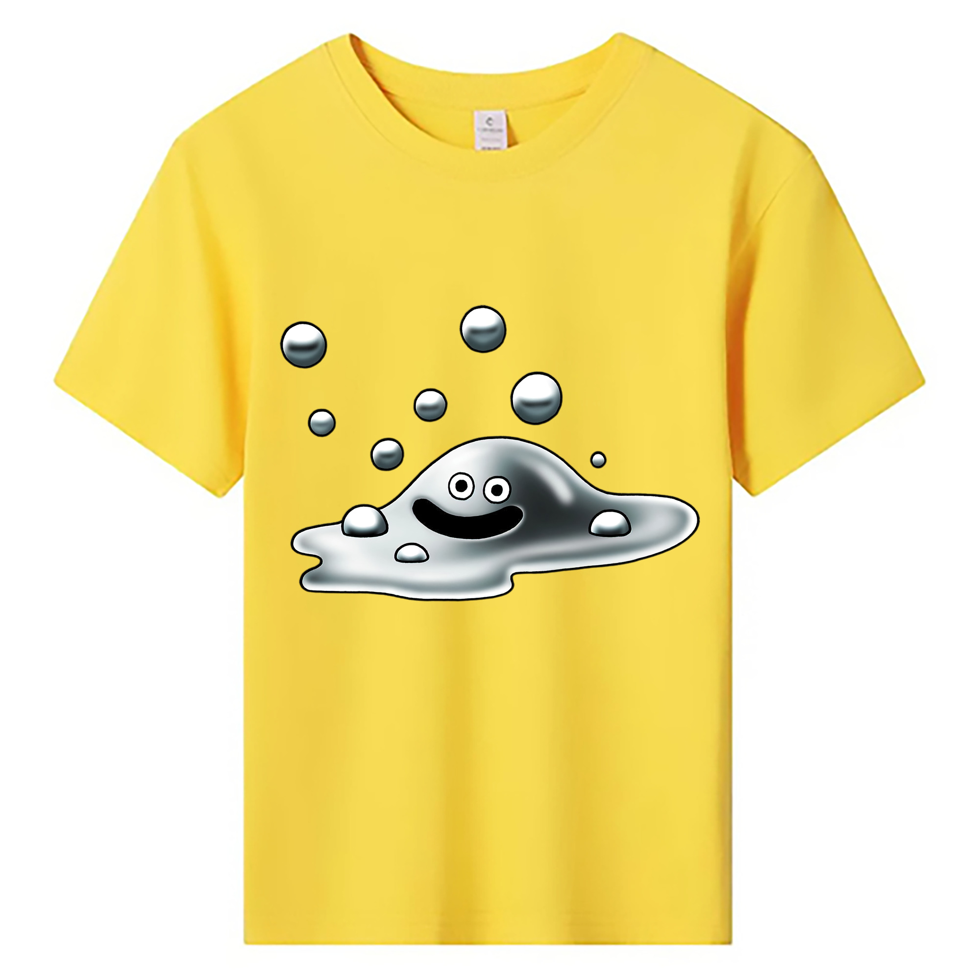 （画像用） ドラゴンクエスト Doragon Kuesuto Dragon Quest 綿100％キッズTシャツ（フロントプリント）