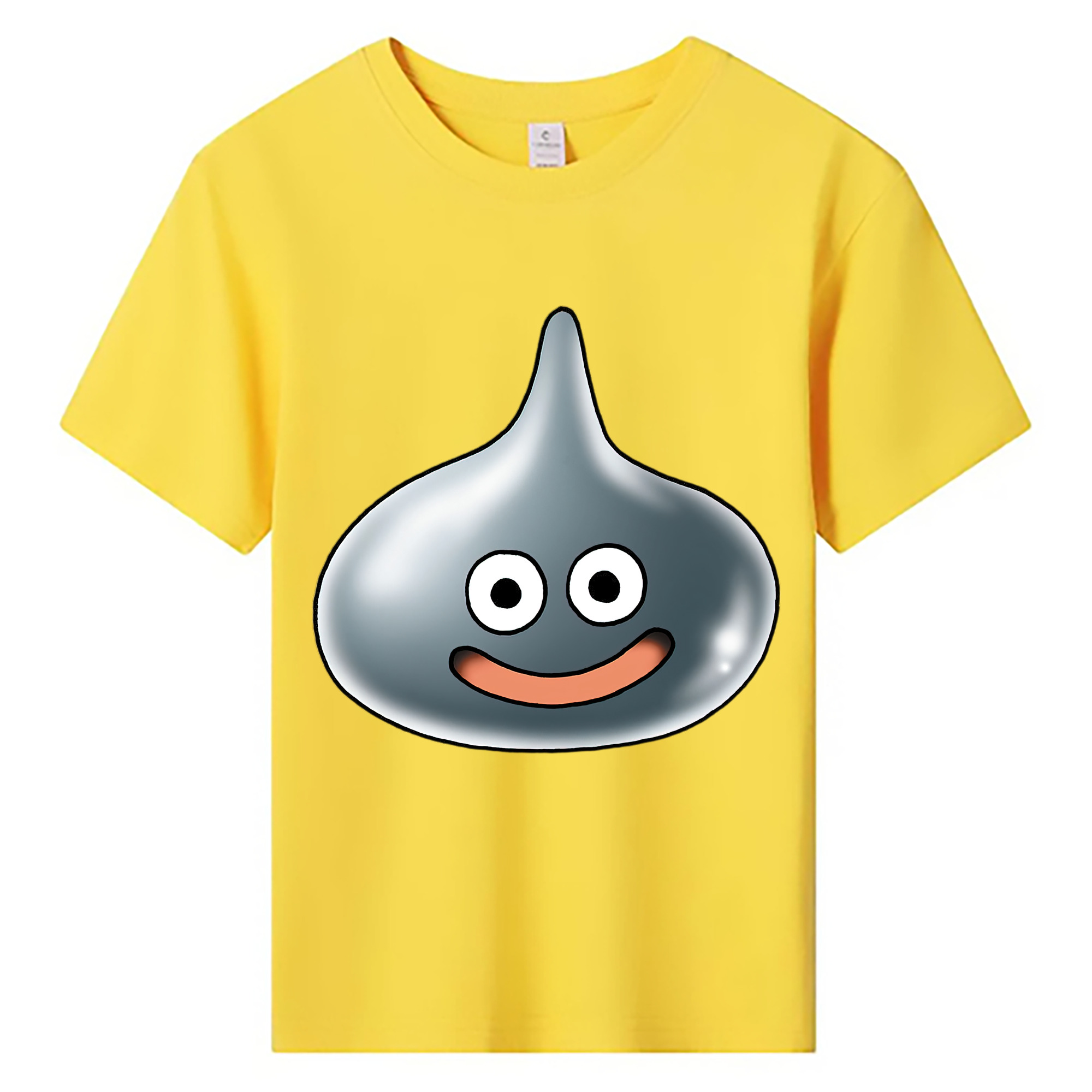 （画像用） ドラゴンクエスト Doragon Kuesuto Dragon Quest 綿100％キッズTシャツ（フロントプリント）