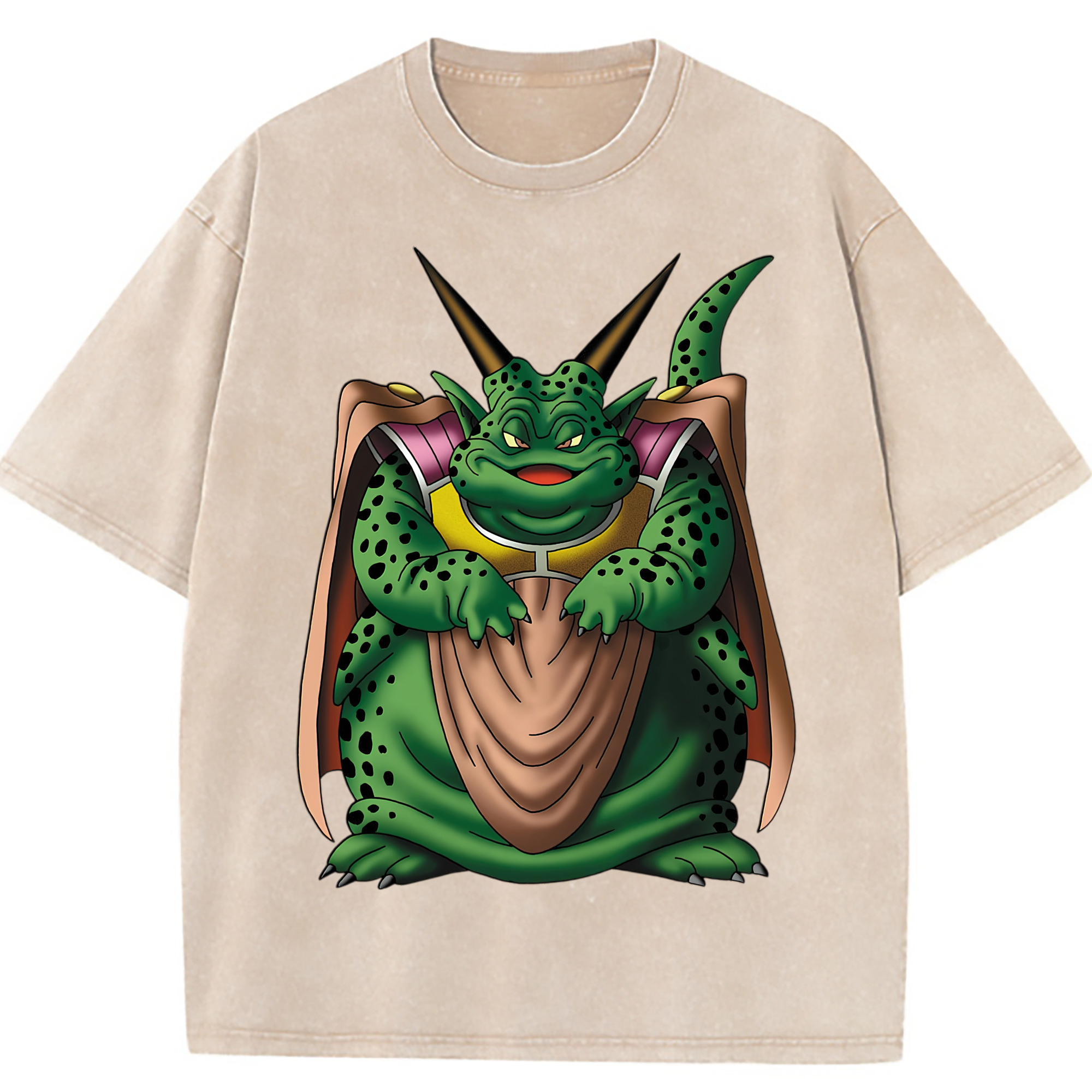 （画像用） ドラゴンクエスト Doragon Kuesuto Dragon Quest 綿100% ヴィンテージ風 半袖Tシャツ（フロントプリント）