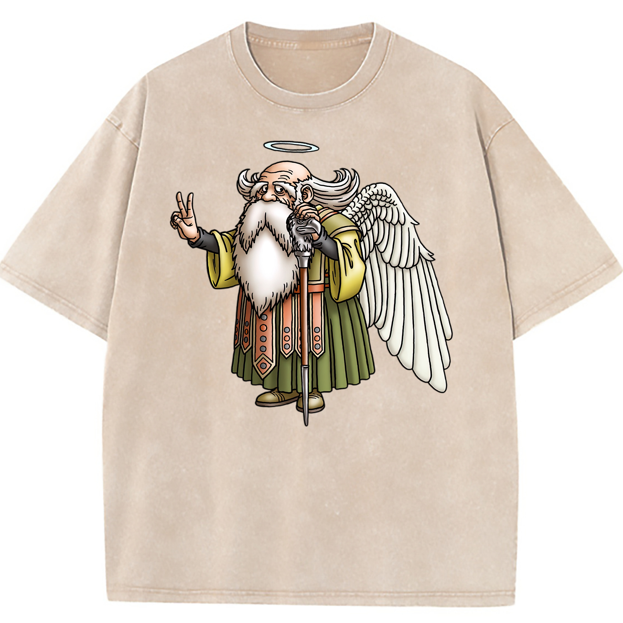 （画像用） ドラゴンクエスト Doragon Kuesuto Dragon Quest 綿100% ヴィンテージ風 半袖Tシャツ（フロントプリント）