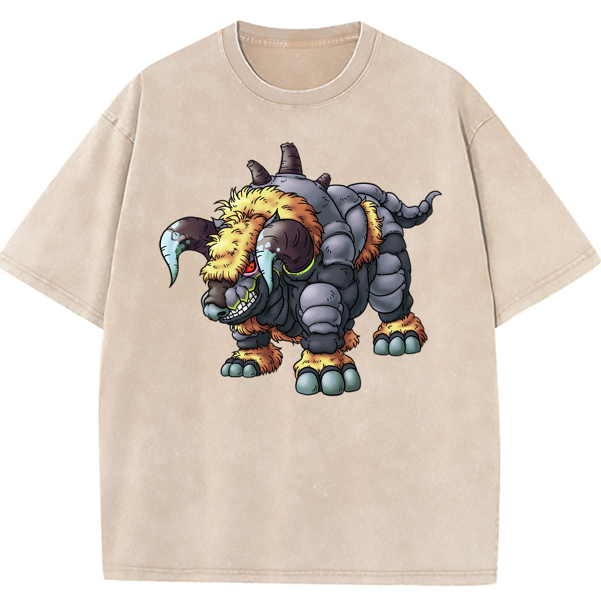 （画像用） ドラゴンクエスト Doragon Kuesuto Dragon Quest 綿100% ヴィンテージ風 半袖Tシャツ（フロントプリント）