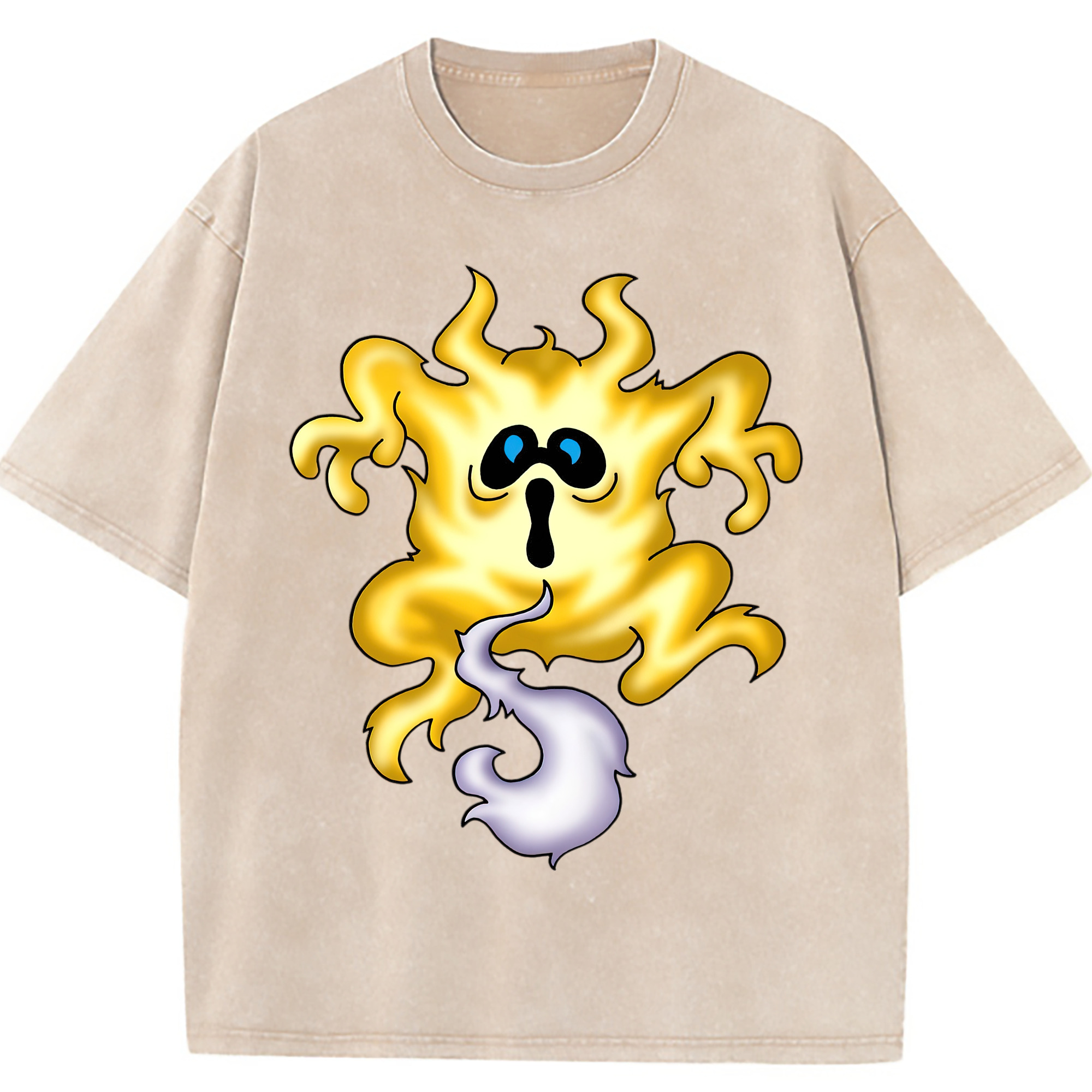 （画像用） ドラゴンクエスト Doragon Kuesuto Dragon Quest 綿100% ヴィンテージ風 半袖Tシャツ（フロントプリント）