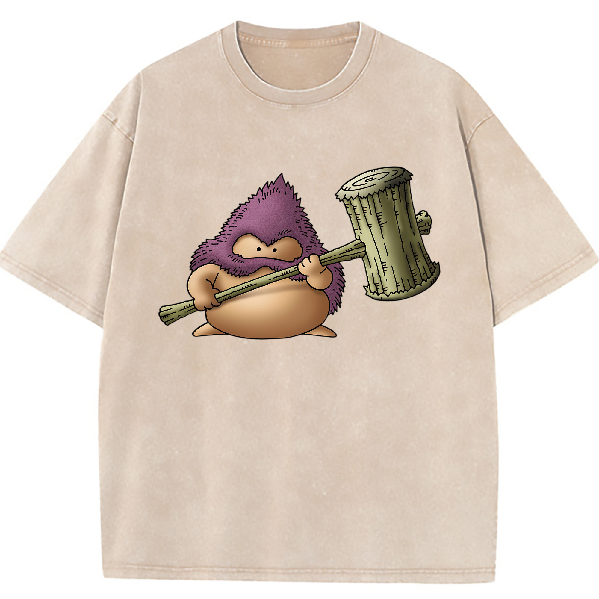 （画像用） ドラゴンクエスト Doragon Kuesuto Dragon Quest 綿100% ヴィンテージ風 半袖Tシャツ（フロントプリント）