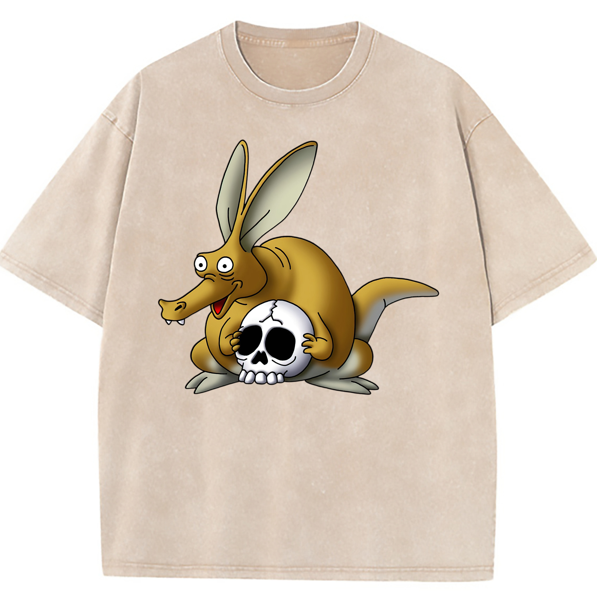 （画像用） ドラゴンクエスト Doragon Kuesuto Dragon Quest 綿100% ヴィンテージ風 半袖Tシャツ（フロントプリント）