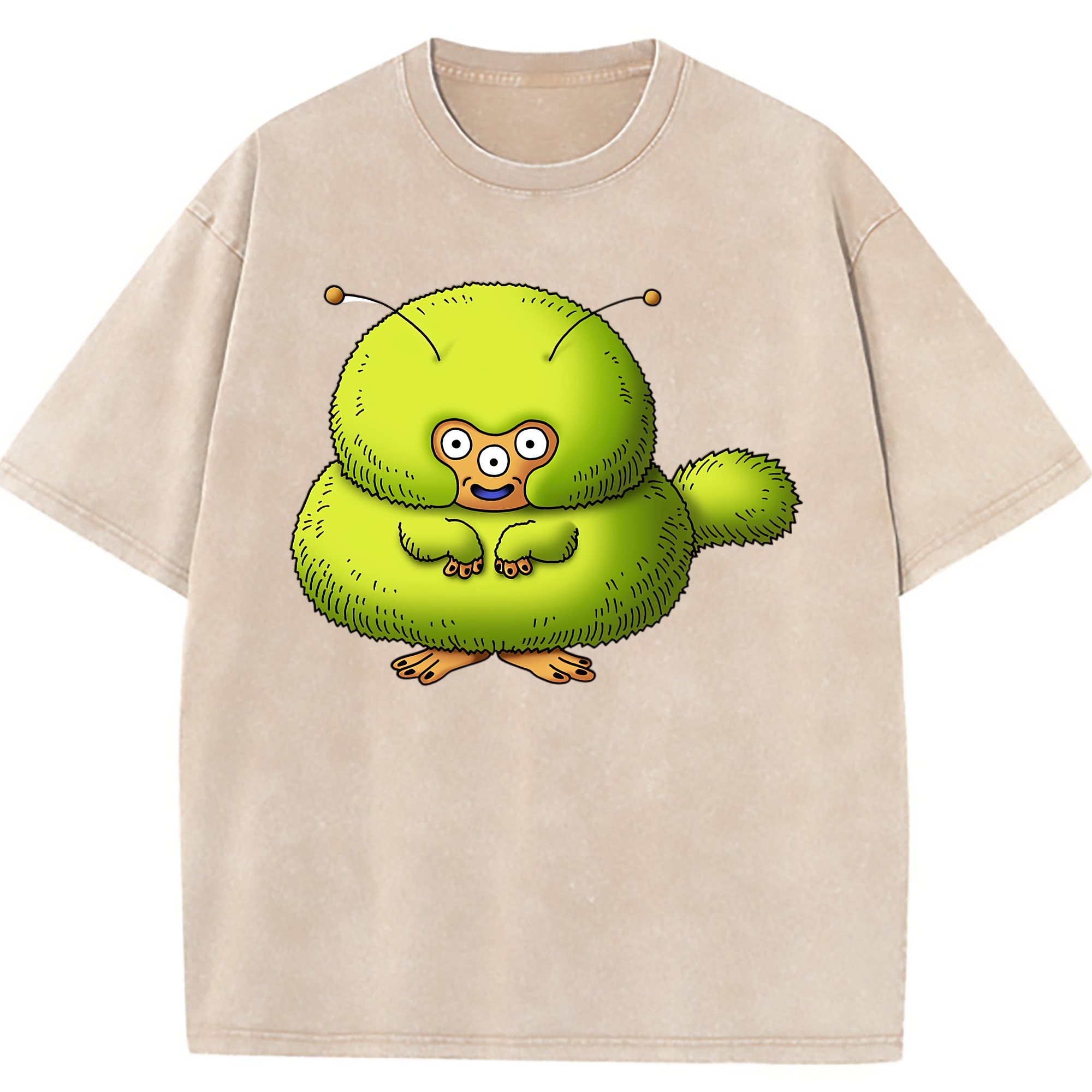 （画像用） ドラゴンクエスト Doragon Kuesuto Dragon Quest 綿100% ヴィンテージ風 半袖Tシャツ（フロントプリント）