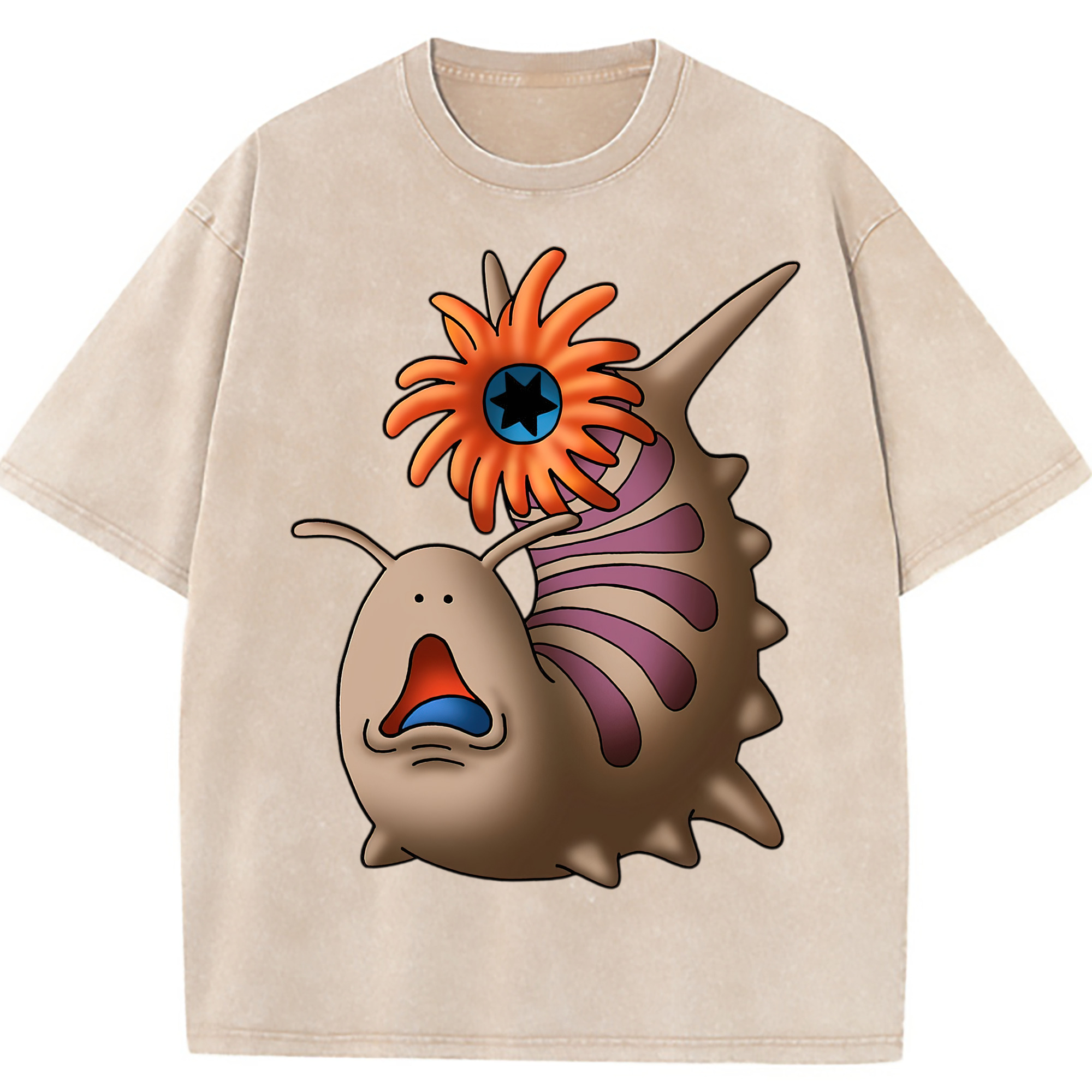 （画像用） ドラゴンクエスト Doragon Kuesuto Dragon Quest 綿100% ヴィンテージ風 半袖Tシャツ（フロントプリント）