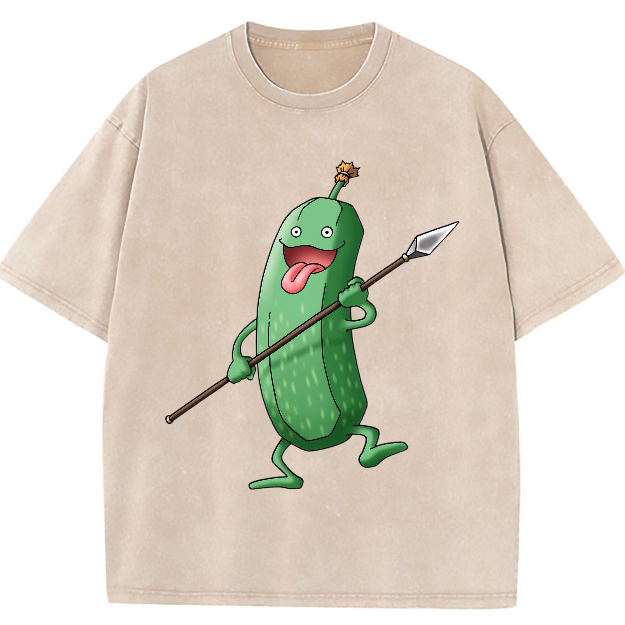 （画像用） ドラゴンクエスト Doragon Kuesuto Dragon Quest 綿100% ヴィンテージ風 半袖Tシャツ（フロントプリント）