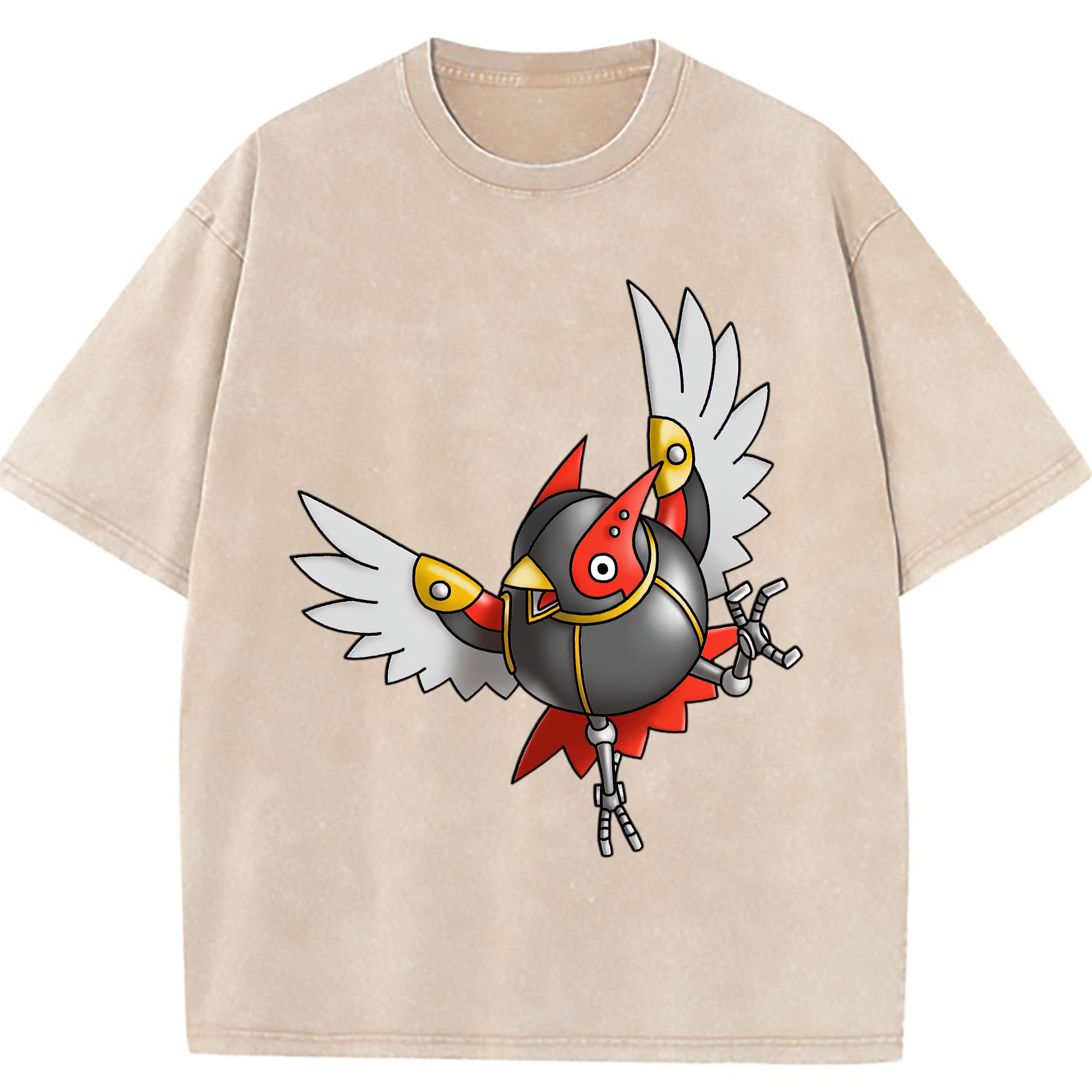（画像用） ドラゴンクエスト Doragon Kuesuto Dragon Quest 綿100% ヴィンテージ風 半袖Tシャツ（フロントプリント）