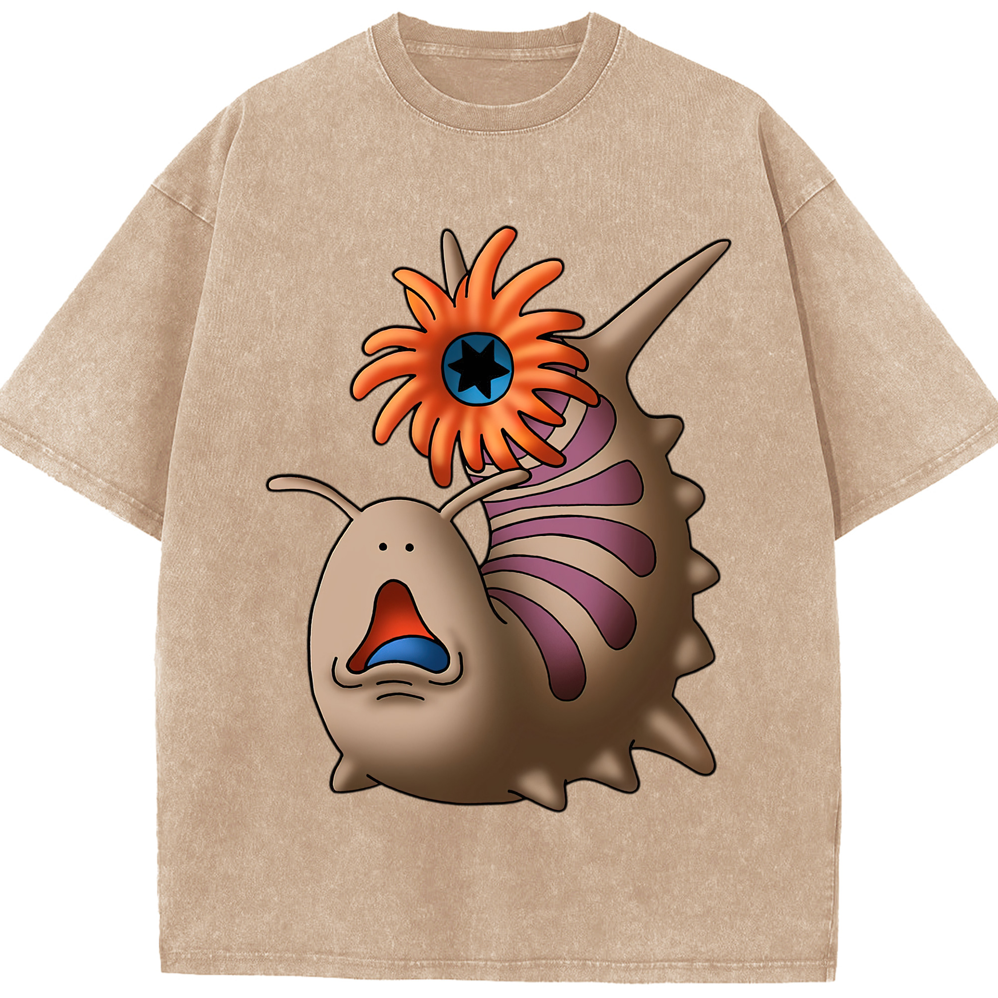 （画像用） ドラゴンクエスト Doragon Kuesuto Dragon Quest 綿100% ヴィンテージ風 半袖Tシャツ（フロントプリント）