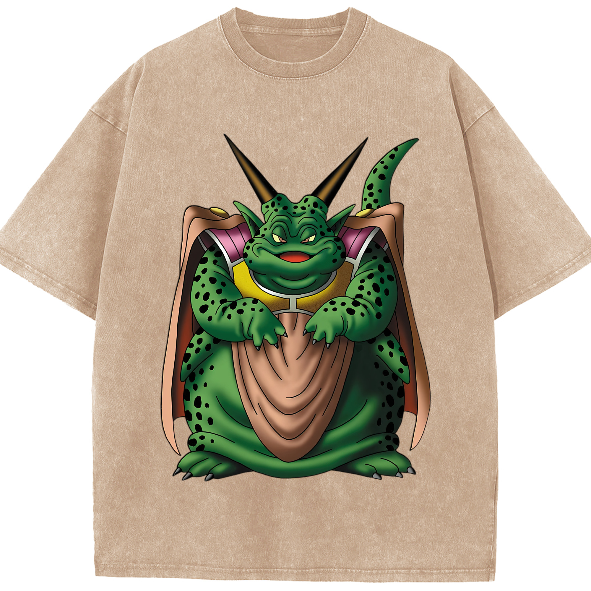 （画像用） ドラゴンクエスト Doragon Kuesuto Dragon Quest 綿100% ヴィンテージ風 半袖Tシャツ（フロントプリント）