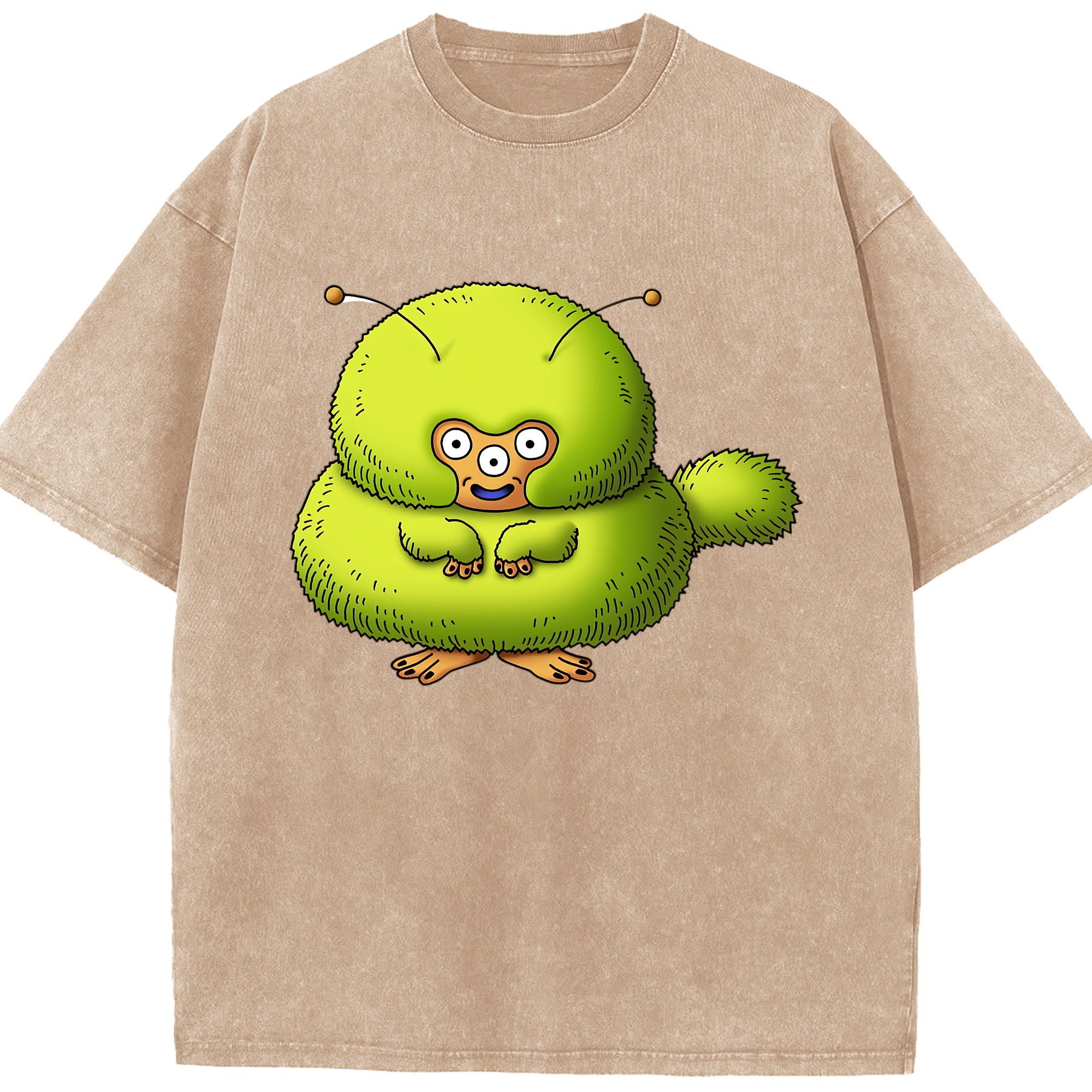 （画像用） ドラゴンクエスト Doragon Kuesuto Dragon Quest 綿100% ヴィンテージ風 半袖Tシャツ（フロントプリント）