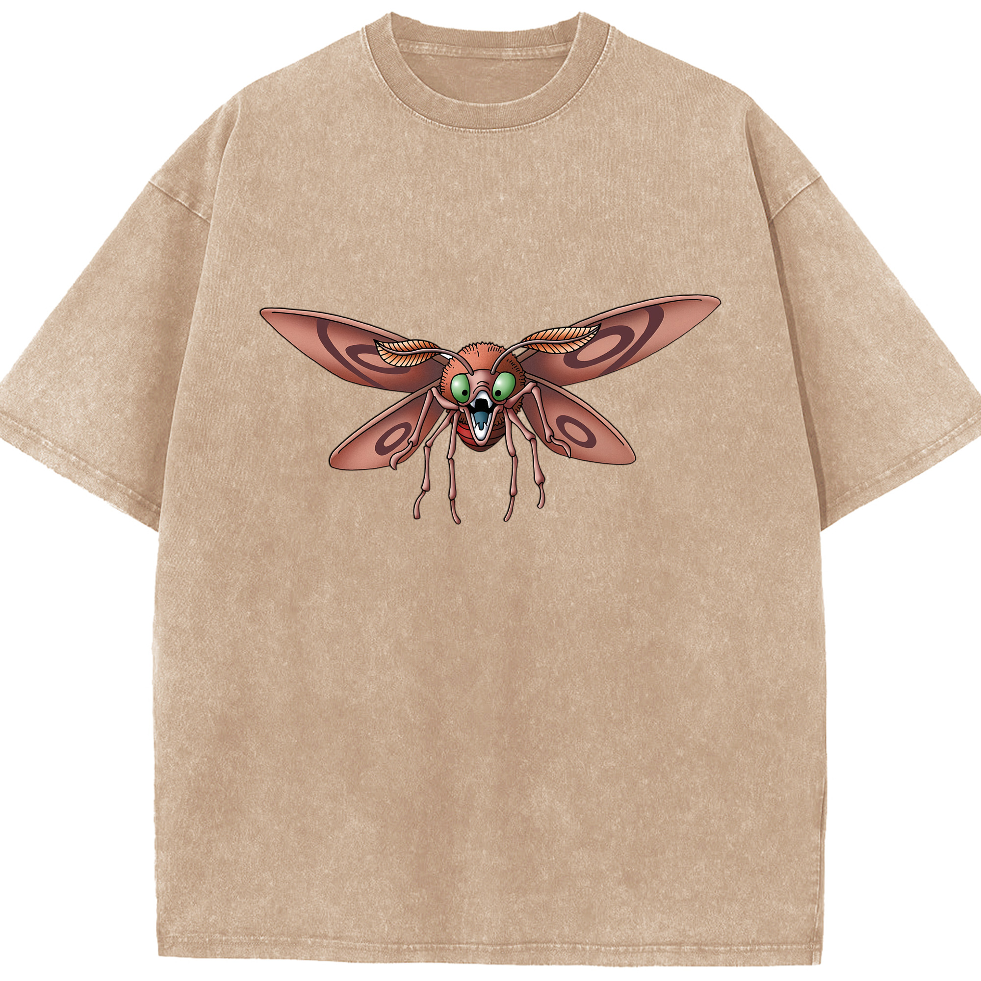 （画像用） ドラゴンクエスト Doragon Kuesuto Dragon Quest 綿100% ヴィンテージ風 半袖Tシャツ（フロントプリント）