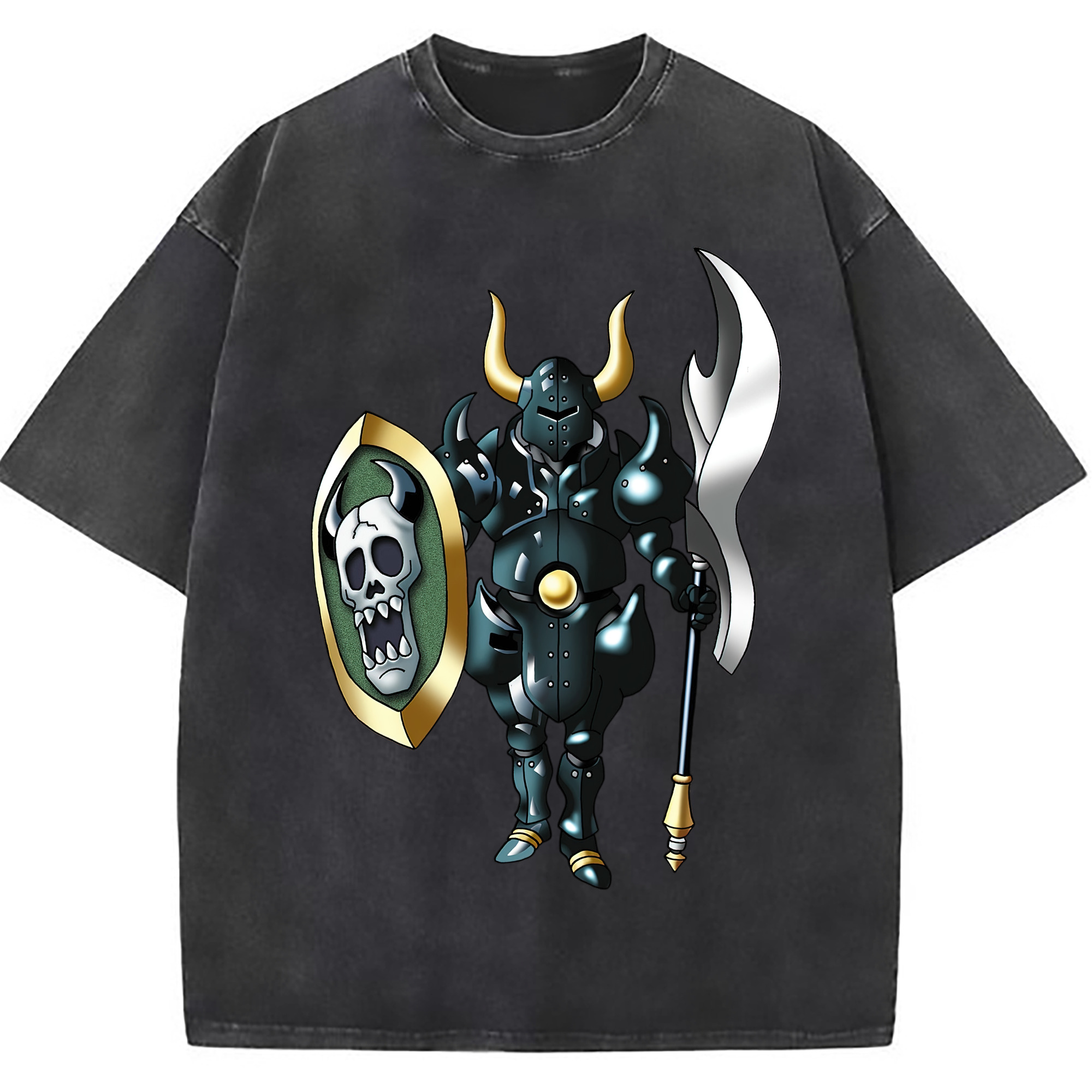 （画像用） ドラゴンクエスト Doragon Kuesuto Dragon Quest 綿100% ヴィンテージ風 半袖Tシャツ（フロントプリント）