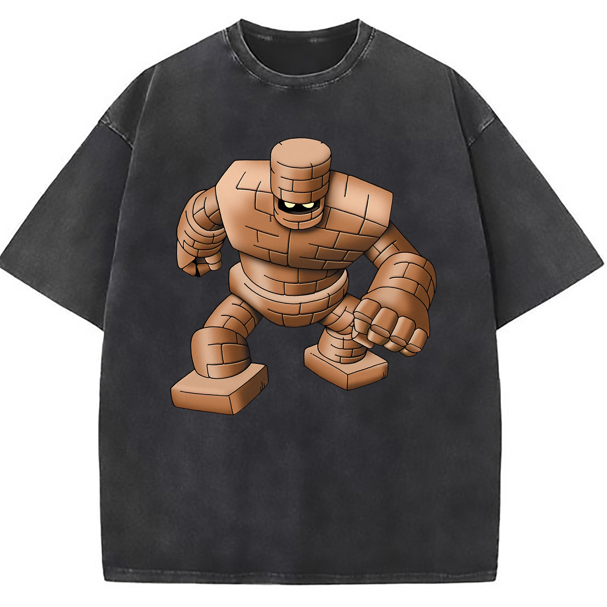 （画像用） ドラゴンクエスト Doragon Kuesuto Dragon Quest 綿100% ヴィンテージ風 半袖Tシャツ（フロントプリント）