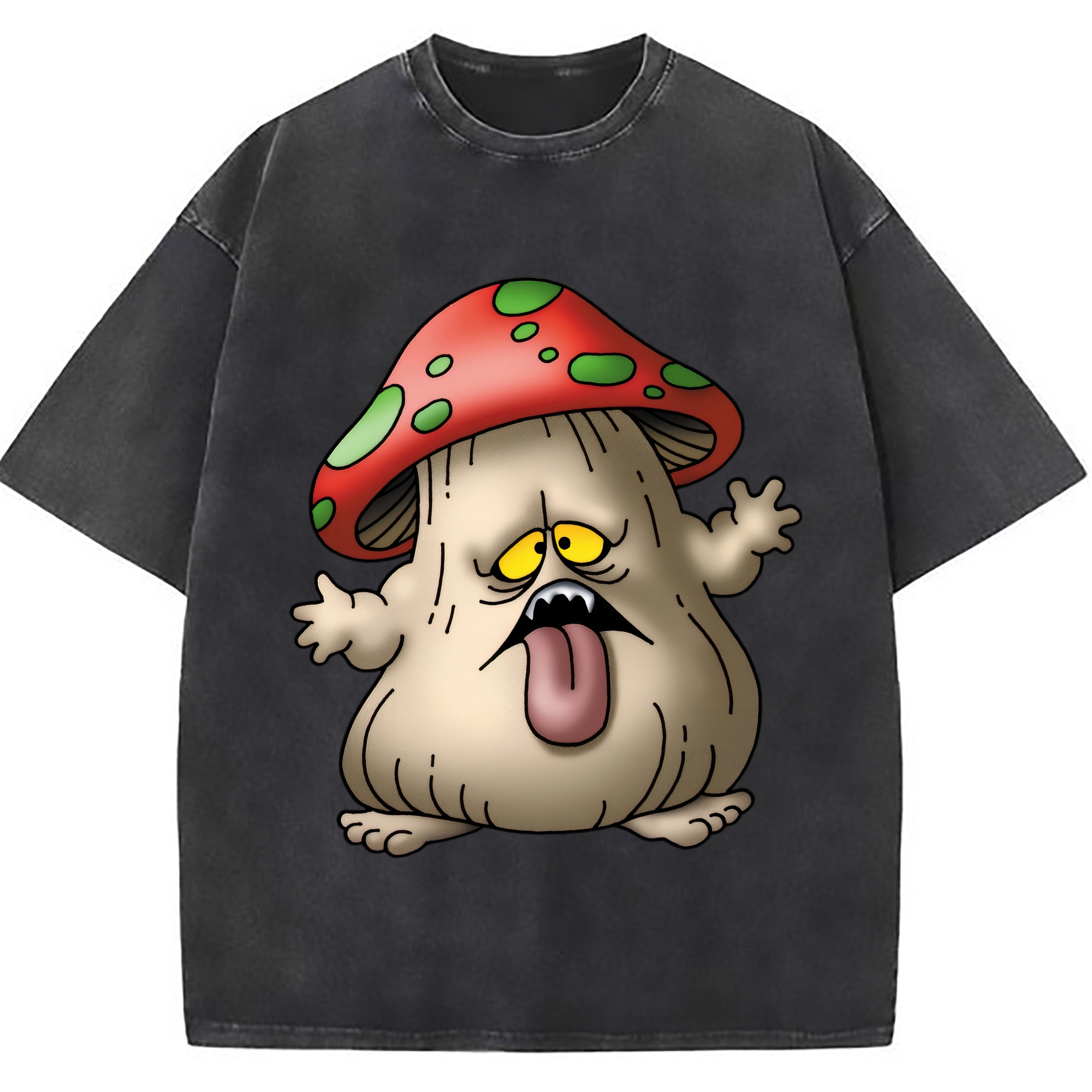 （画像用） ドラゴンクエスト Doragon Kuesuto Dragon Quest 綿100% ヴィンテージ風 半袖Tシャツ（フロントプリント）
