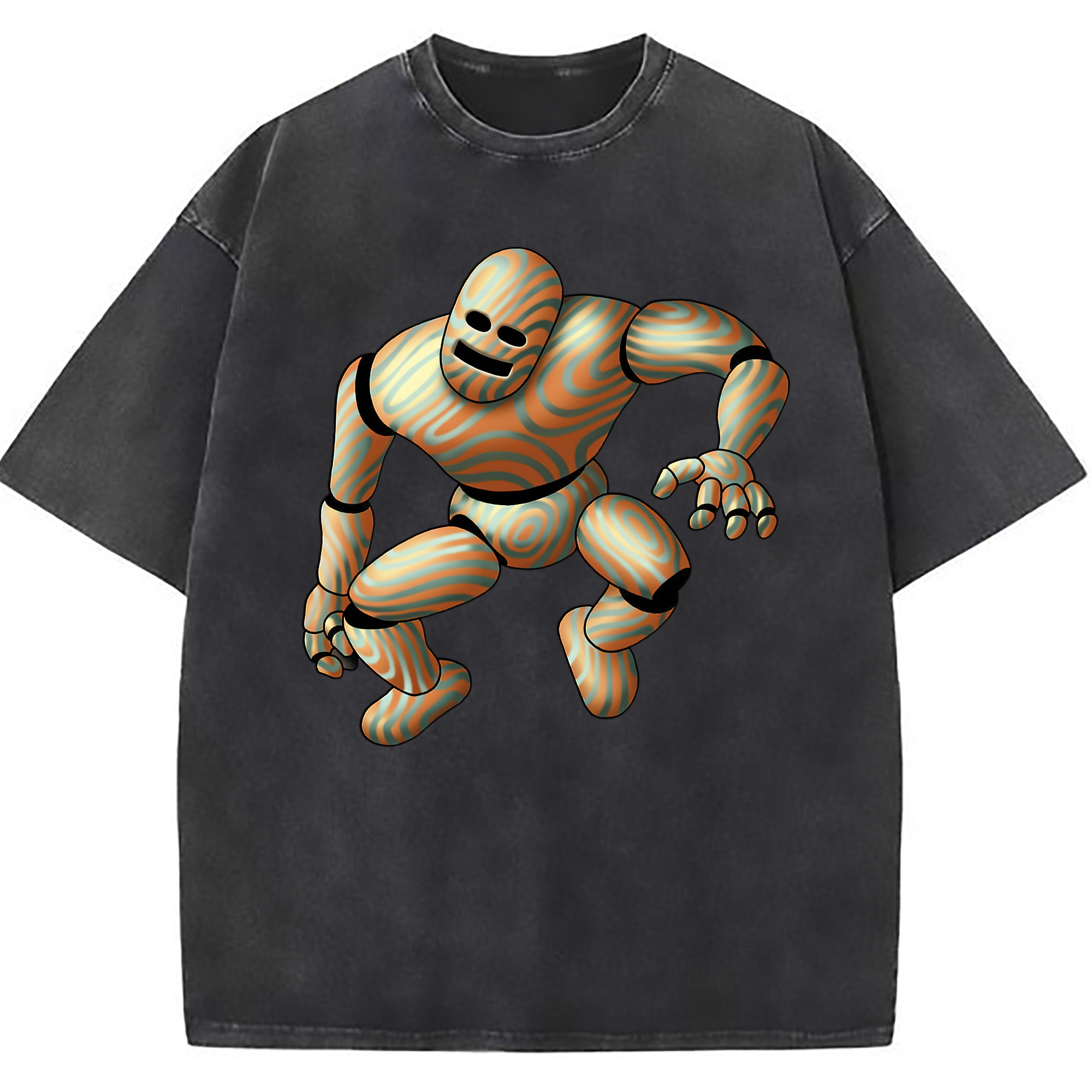 （画像用） ドラゴンクエスト Doragon Kuesuto Dragon Quest 綿100% ヴィンテージ風 半袖Tシャツ（フロントプリント）