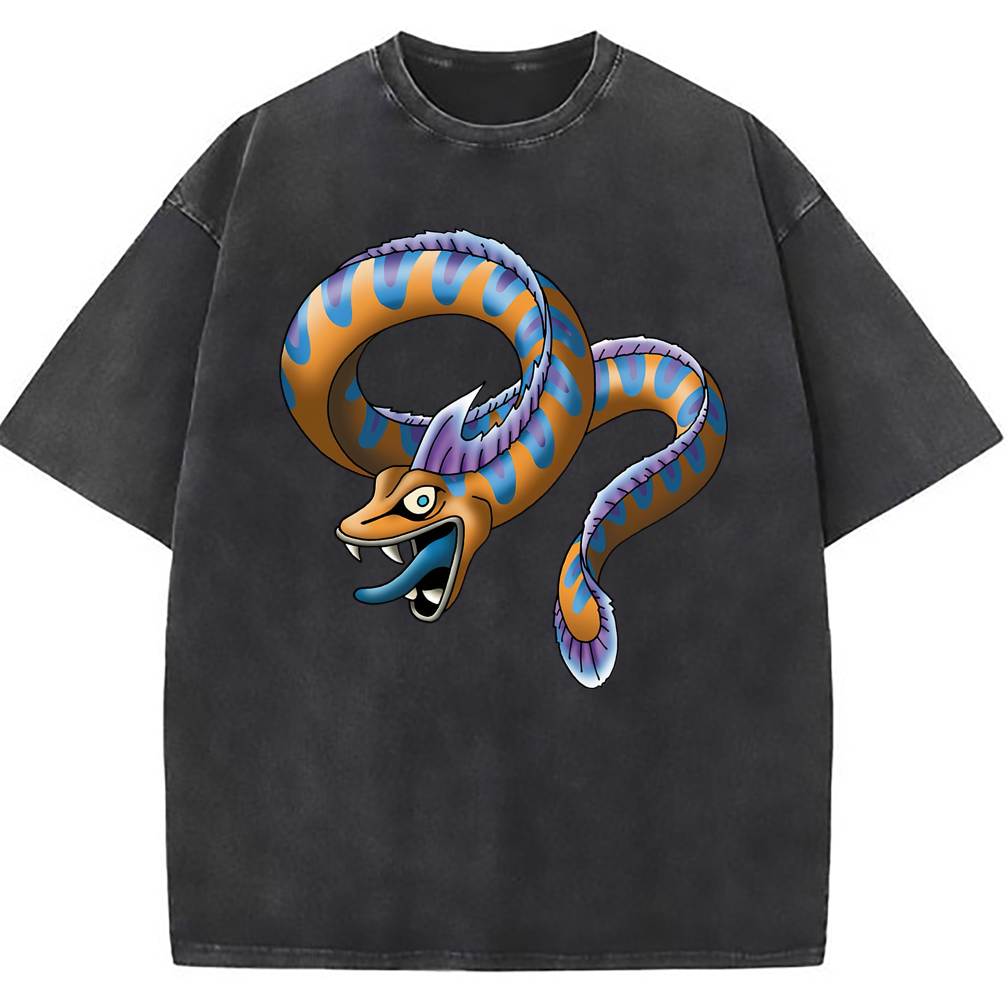 （画像用） ドラゴンクエスト Doragon Kuesuto Dragon Quest 綿100% ヴィンテージ風 半袖Tシャツ（フロントプリント）