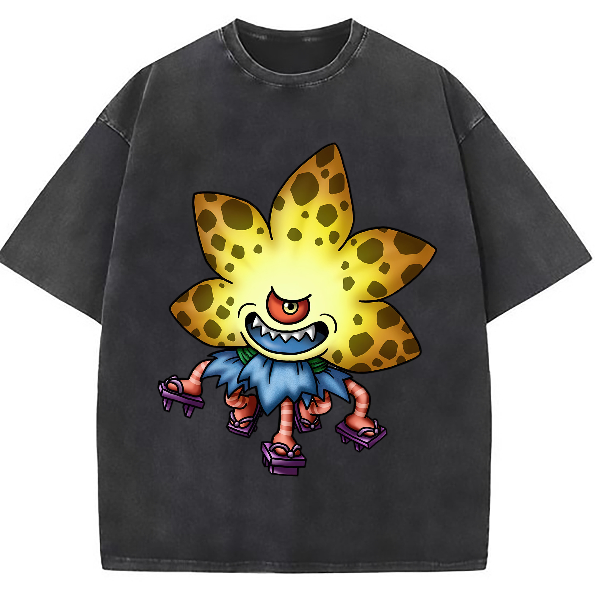 （画像用） ドラゴンクエスト Doragon Kuesuto Dragon Quest 綿100% ヴィンテージ風 半袖Tシャツ（フロントプリント）