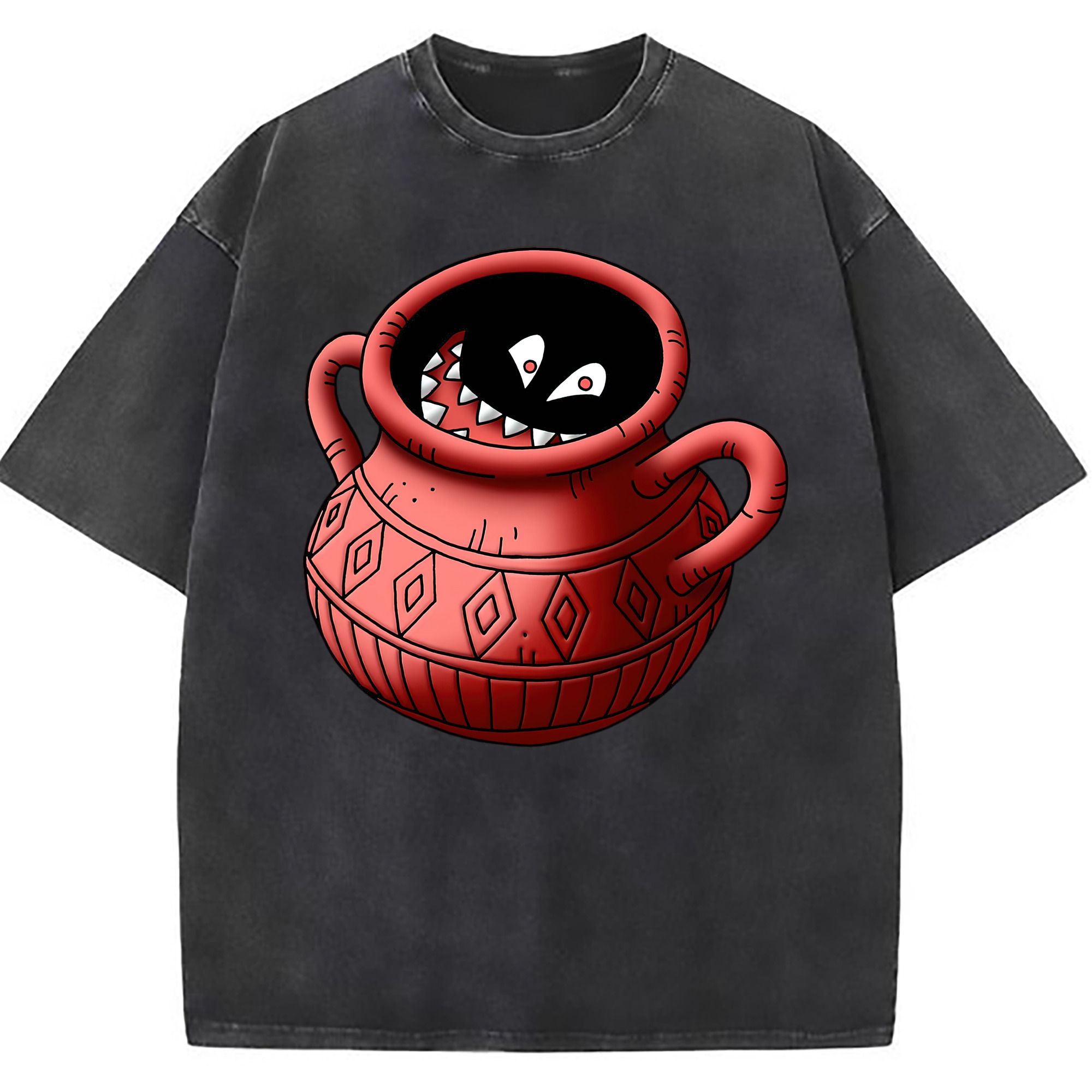 （画像用） ドラゴンクエスト Doragon Kuesuto Dragon Quest 綿100% ヴィンテージ風 半袖Tシャツ（フロントプリント）