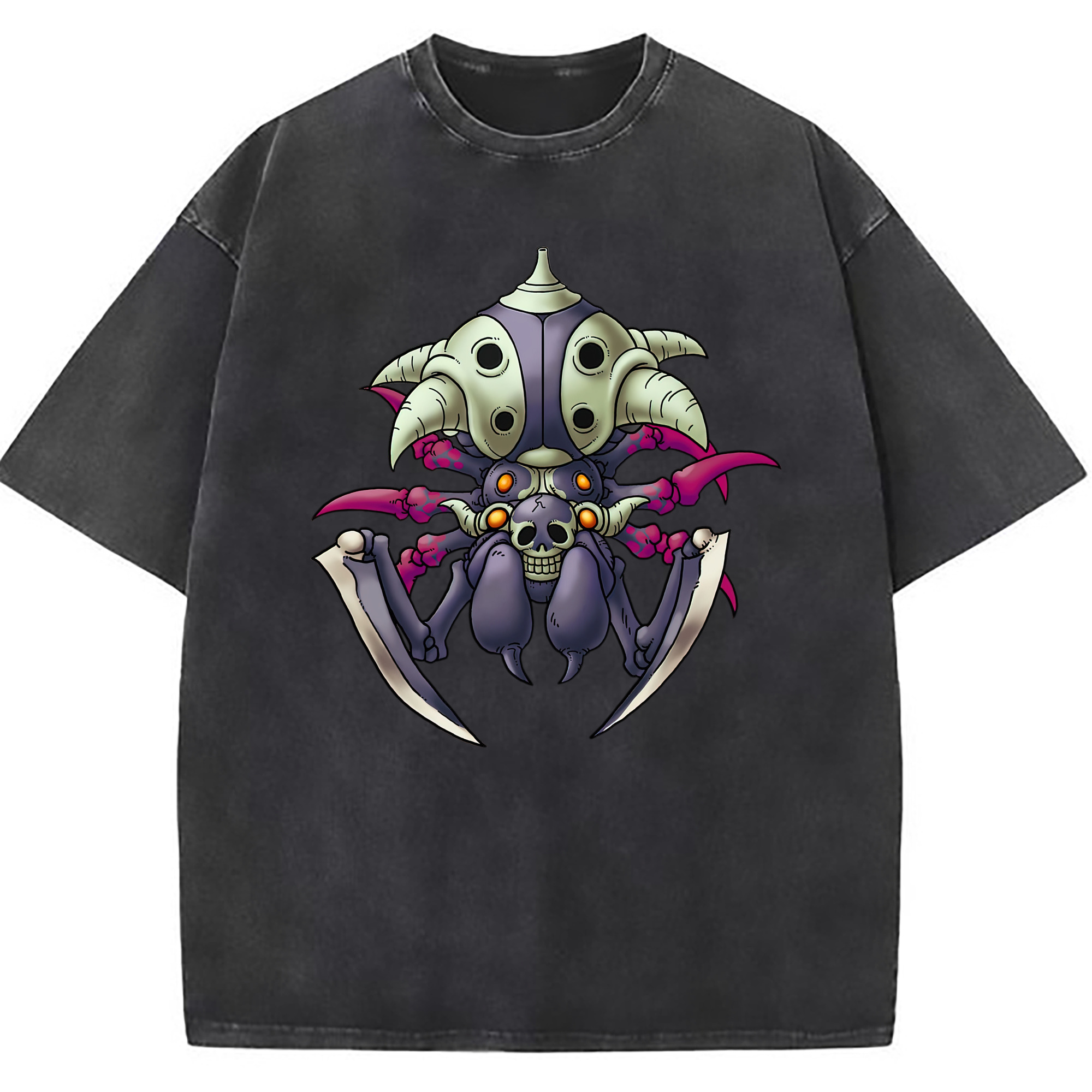 （画像用） ドラゴンクエスト Doragon Kuesuto Dragon Quest 綿100% ヴィンテージ風 半袖Tシャツ（フロントプリント）