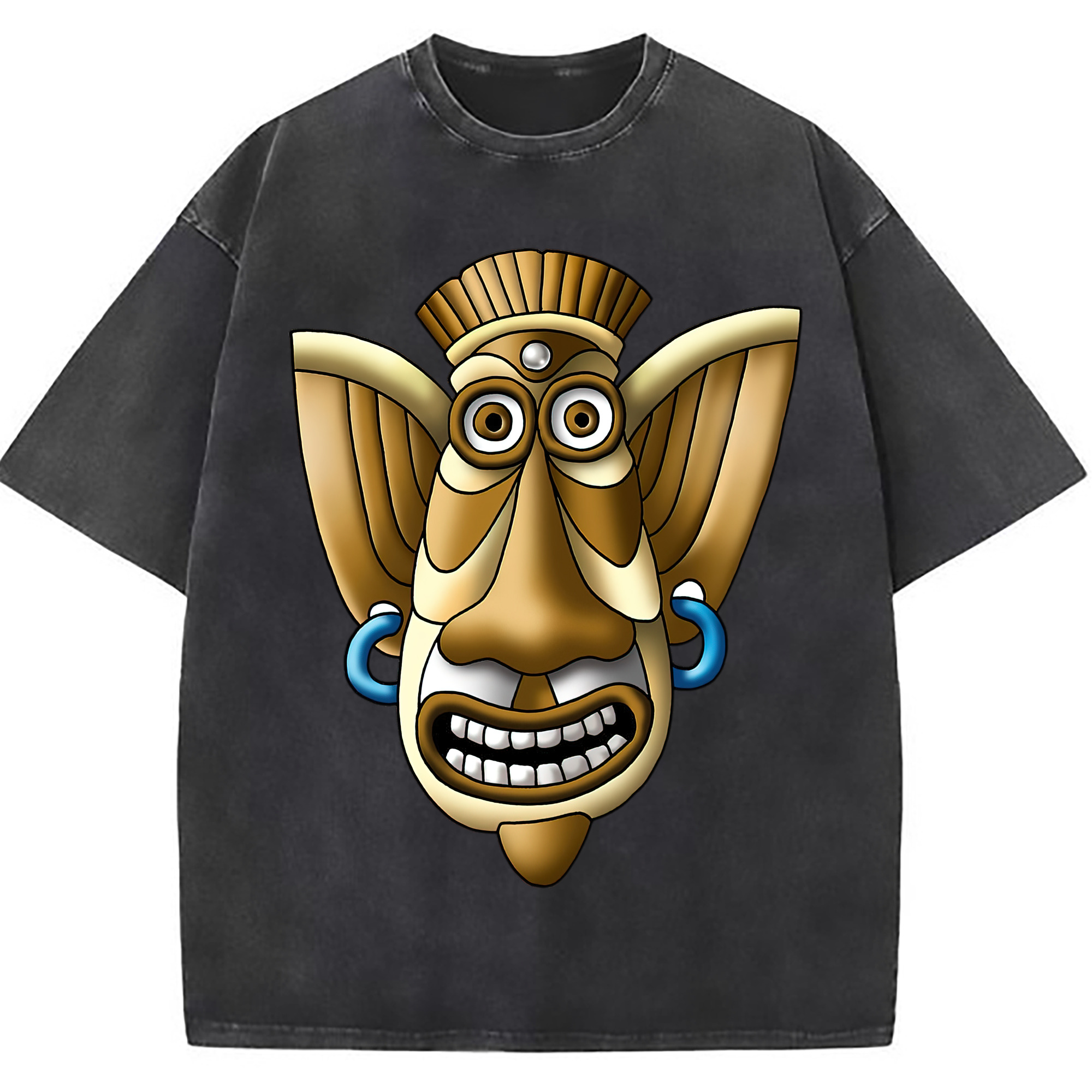 （画像用） ドラゴンクエスト Doragon Kuesuto Dragon Quest 綿100% ヴィンテージ風 半袖Tシャツ（フロントプリント）