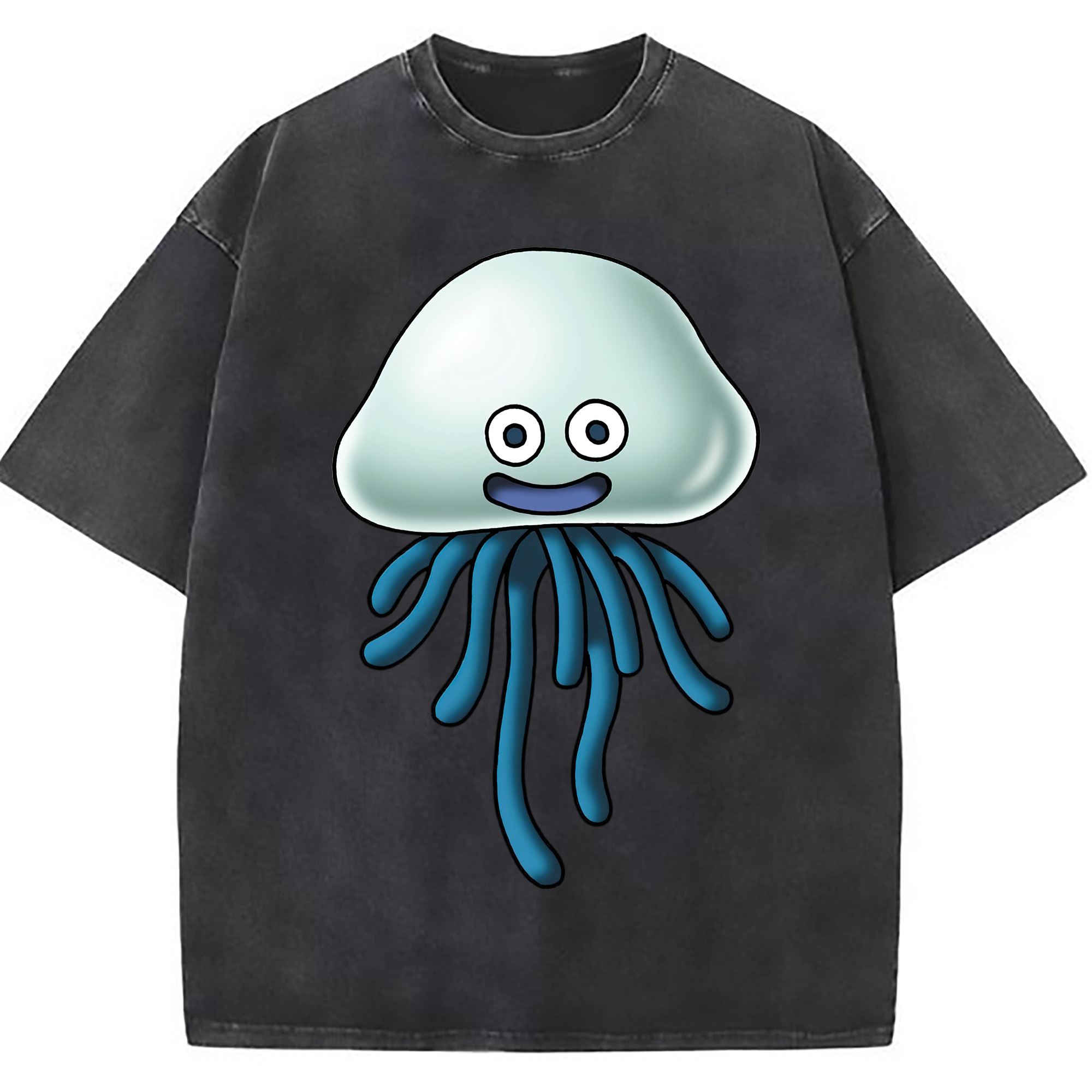 （画像用） ドラゴンクエスト Doragon Kuesuto Dragon Quest 綿100% ヴィンテージ風 半袖Tシャツ（フロントプリント）