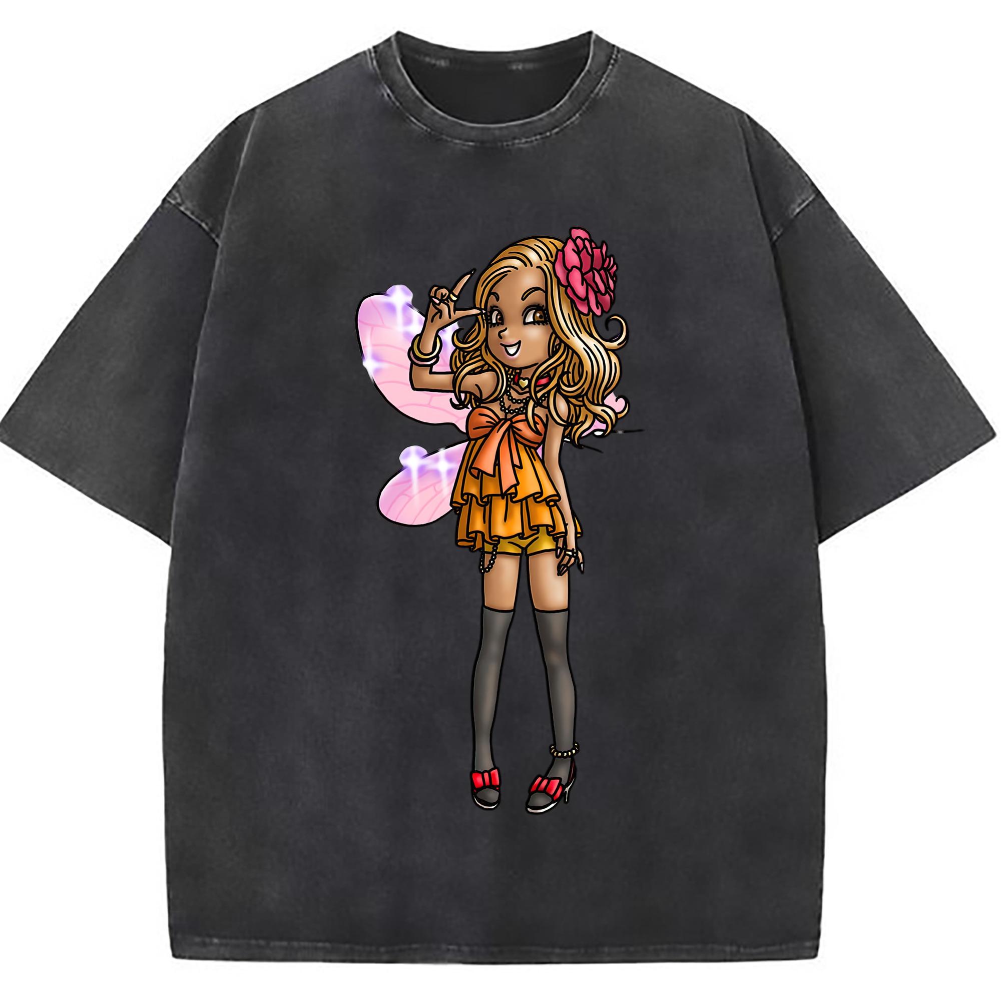 （画像用） ドラゴンクエスト Doragon Kuesuto Dragon Quest 綿100% ヴィンテージ風 半袖Tシャツ（フロントプリント）
