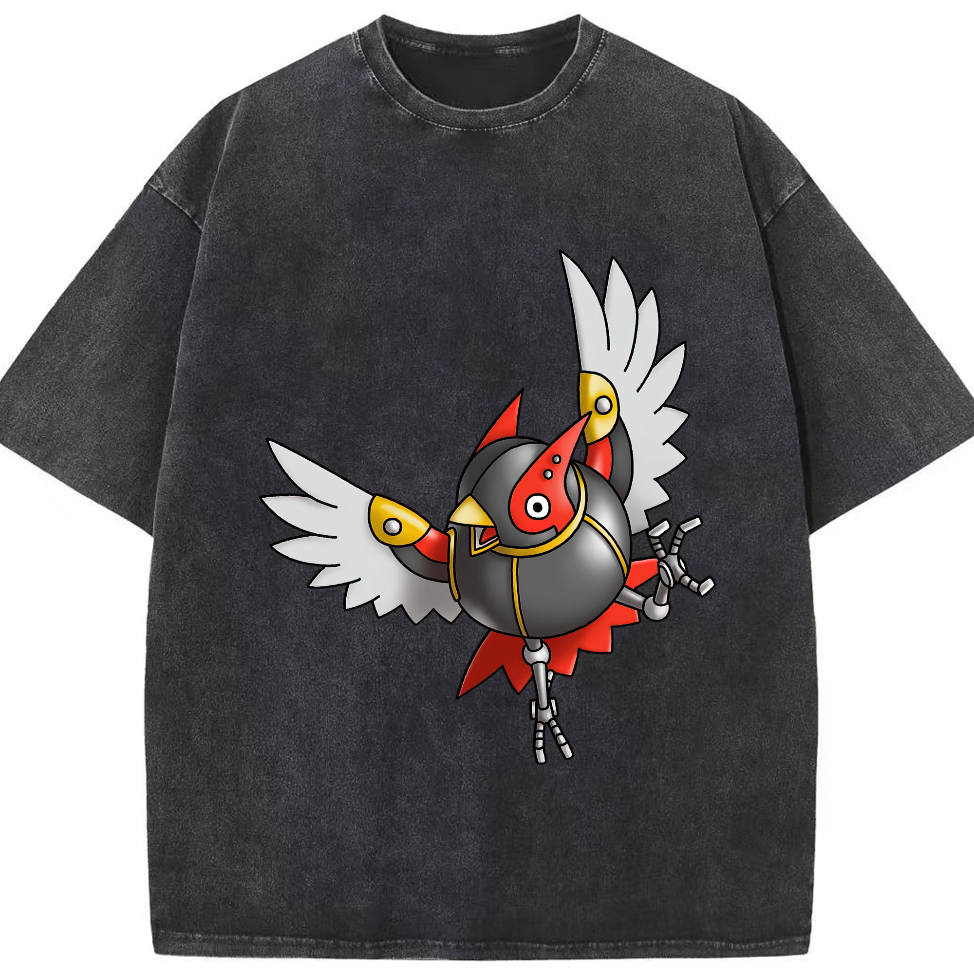 （画像用） ドラゴンクエスト Doragon Kuesuto Dragon Quest 綿100% ヴィンテージ風 半袖Tシャツ（フロントプリント）