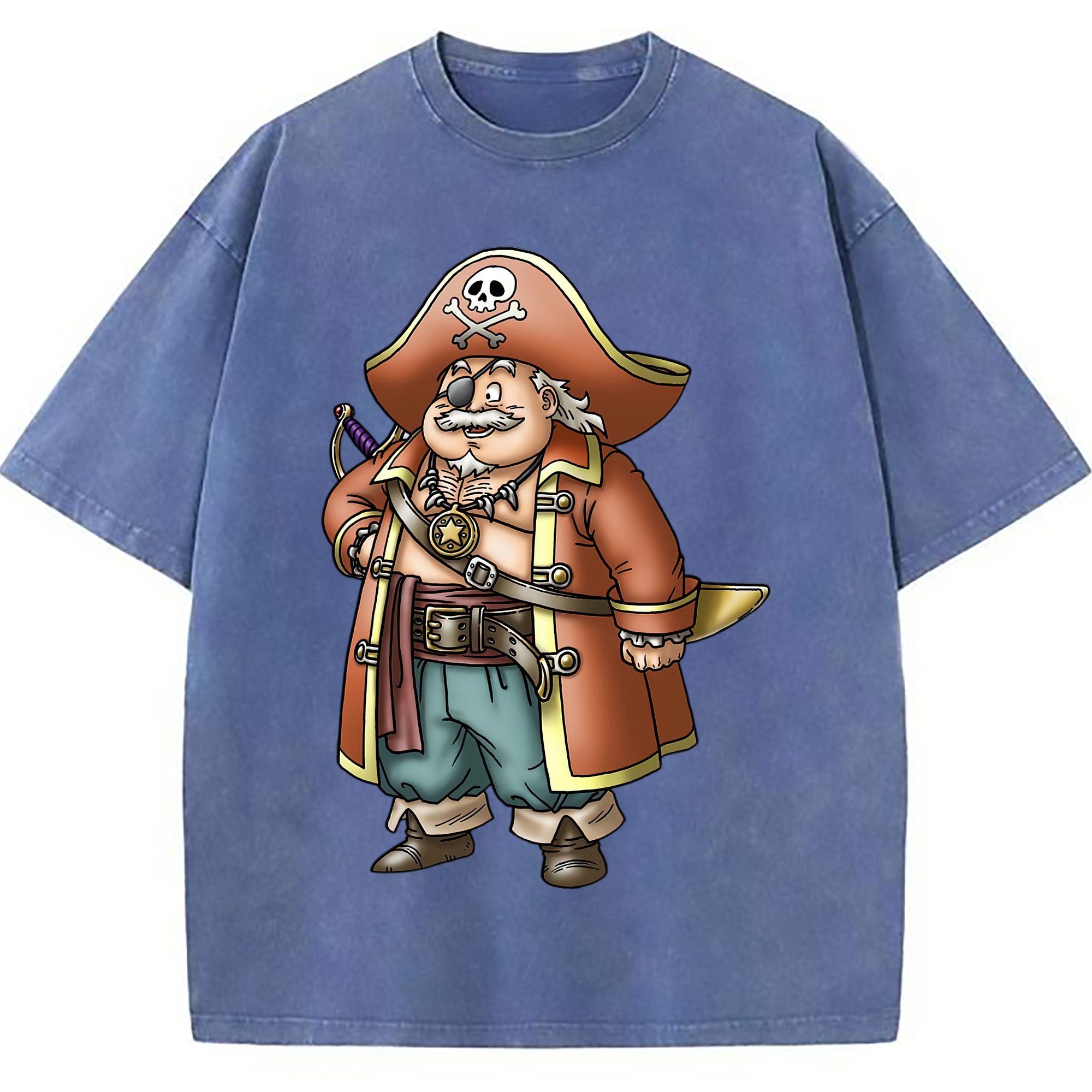 （画像用） ドラゴンクエスト Doragon Kuesuto Dragon Quest 綿100% ヴィンテージ風 半袖Tシャツ（フロントプリント）