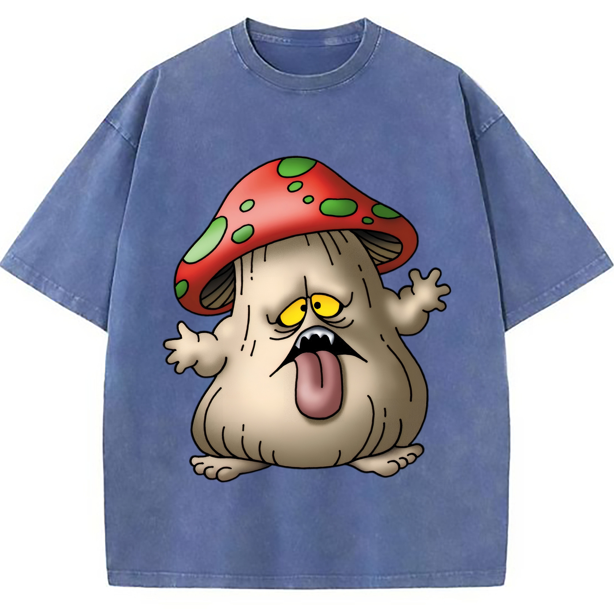 （画像用） ドラゴンクエスト Doragon Kuesuto Dragon Quest 綿100% ヴィンテージ風 半袖Tシャツ（フロントプリント）