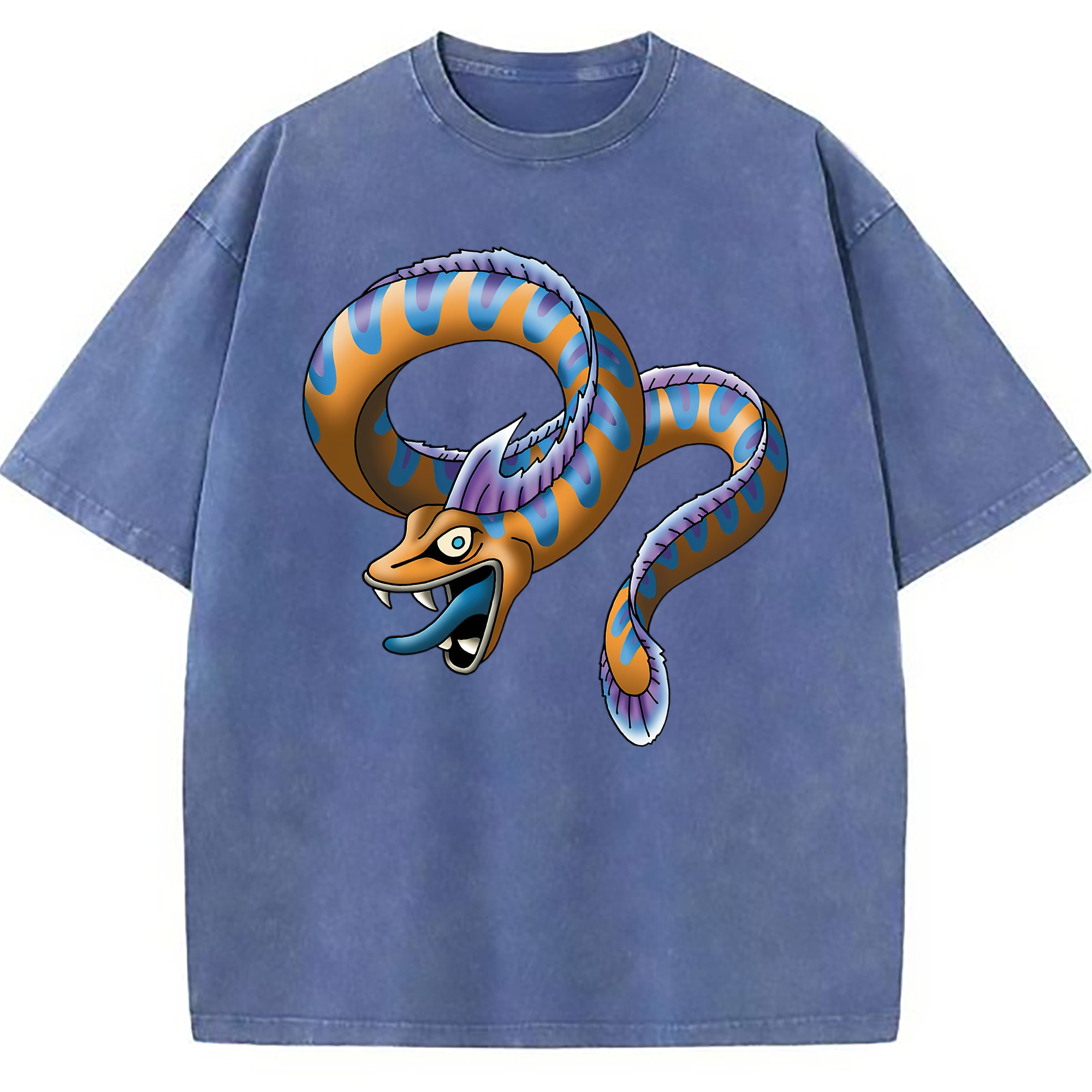 （画像用） ドラゴンクエスト Doragon Kuesuto Dragon Quest 綿100% ヴィンテージ風 半袖Tシャツ（フロントプリント）