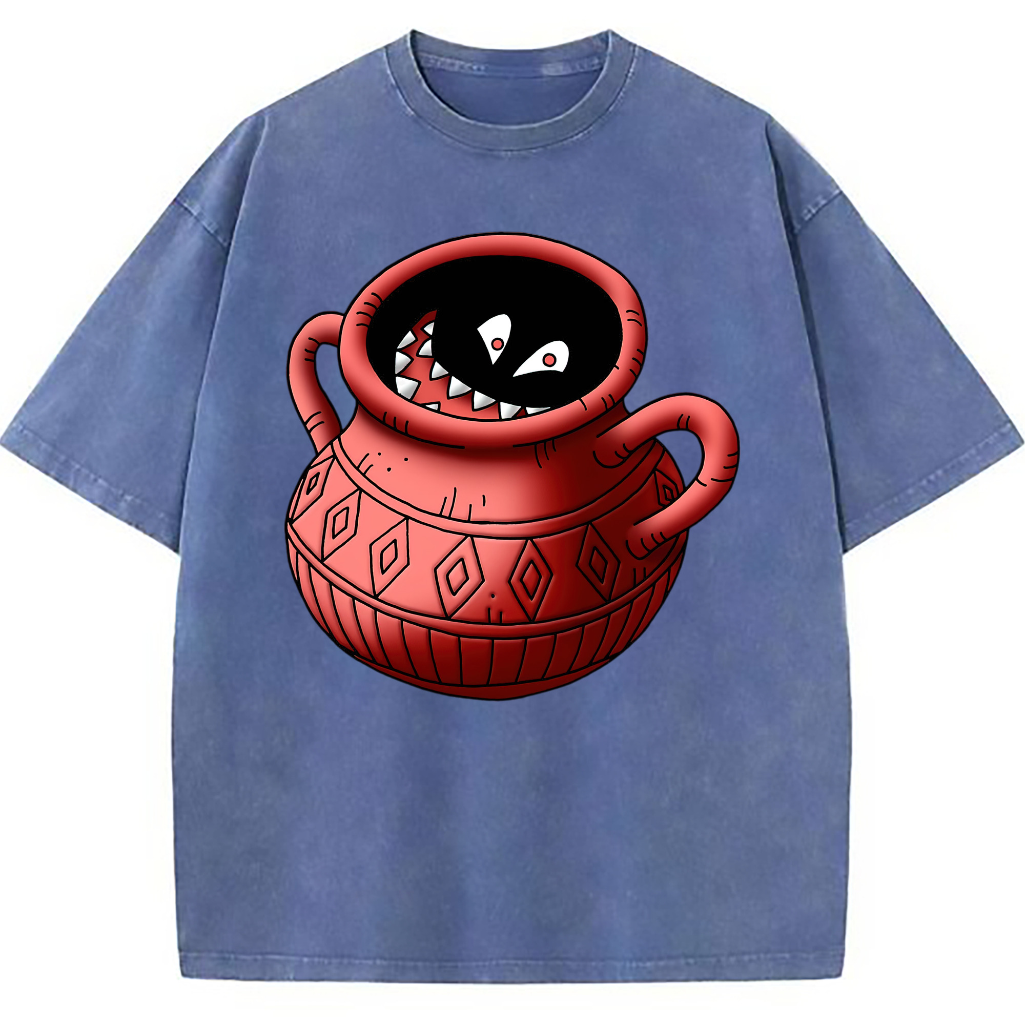 （画像用） ドラゴンクエスト Doragon Kuesuto Dragon Quest 綿100% ヴィンテージ風 半袖Tシャツ（フロントプリント）