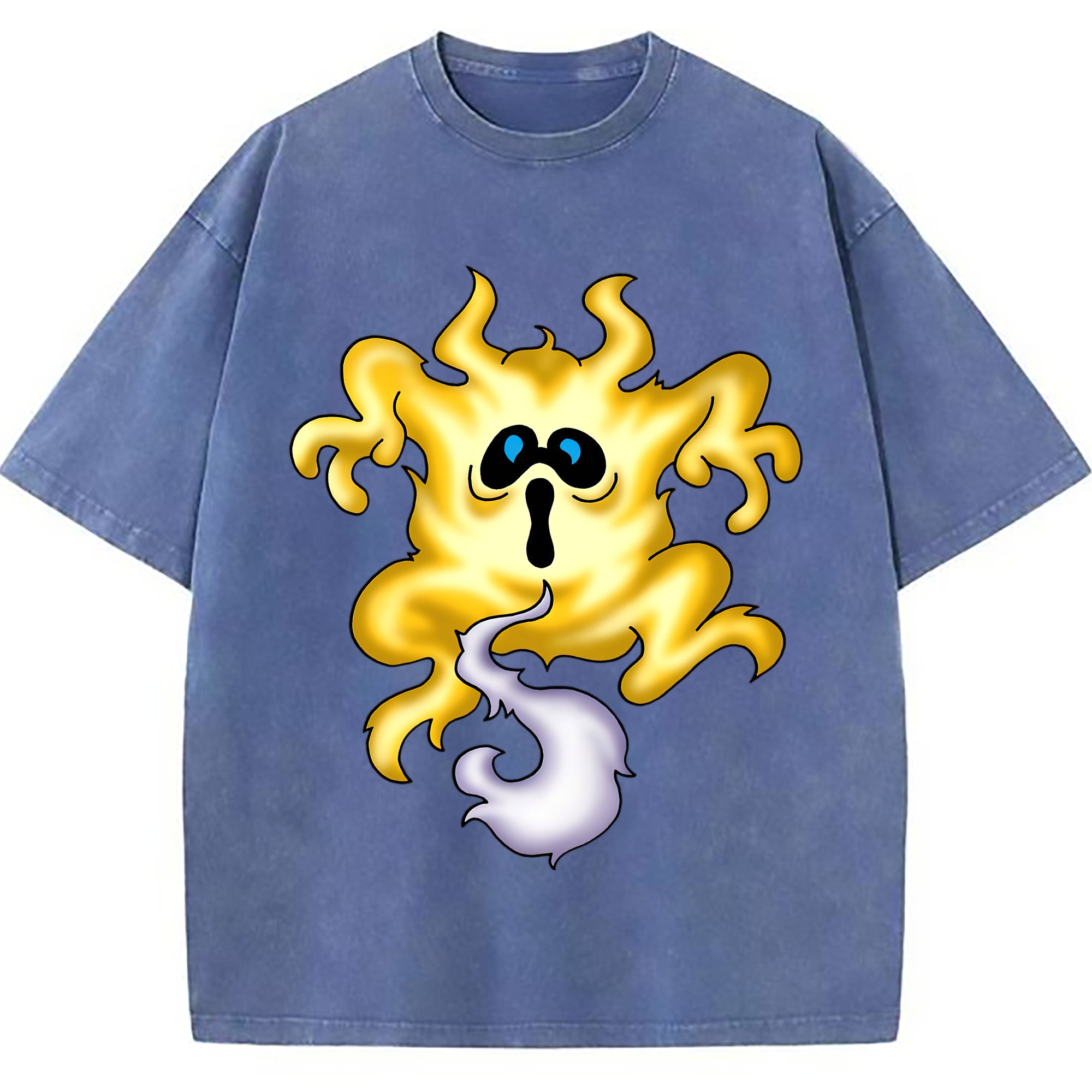 （画像用） ドラゴンクエスト Doragon Kuesuto Dragon Quest 綿100% ヴィンテージ風 半袖Tシャツ（フロントプリント）