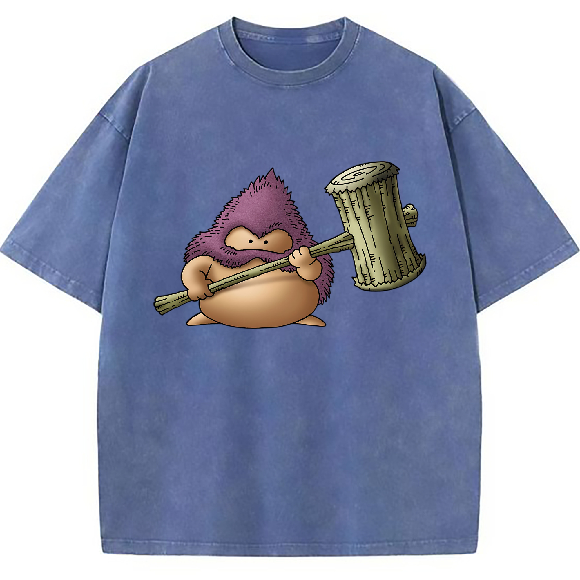 （画像用） ドラゴンクエスト Doragon Kuesuto Dragon Quest 綿100% ヴィンテージ風 半袖Tシャツ（フロントプリント）
