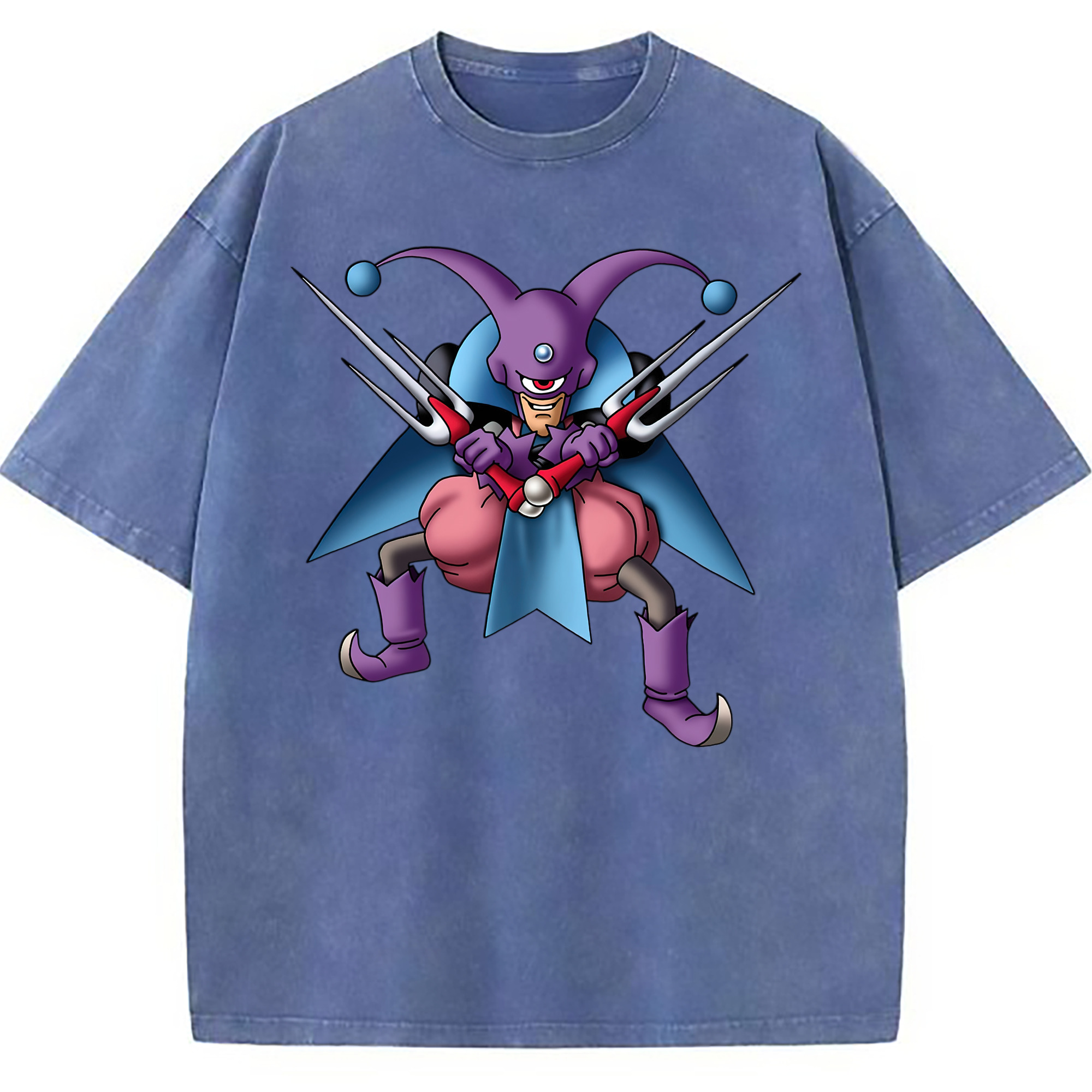 （画像用） ドラゴンクエスト Doragon Kuesuto Dragon Quest 綿100% ヴィンテージ風 半袖Tシャツ（フロントプリント）