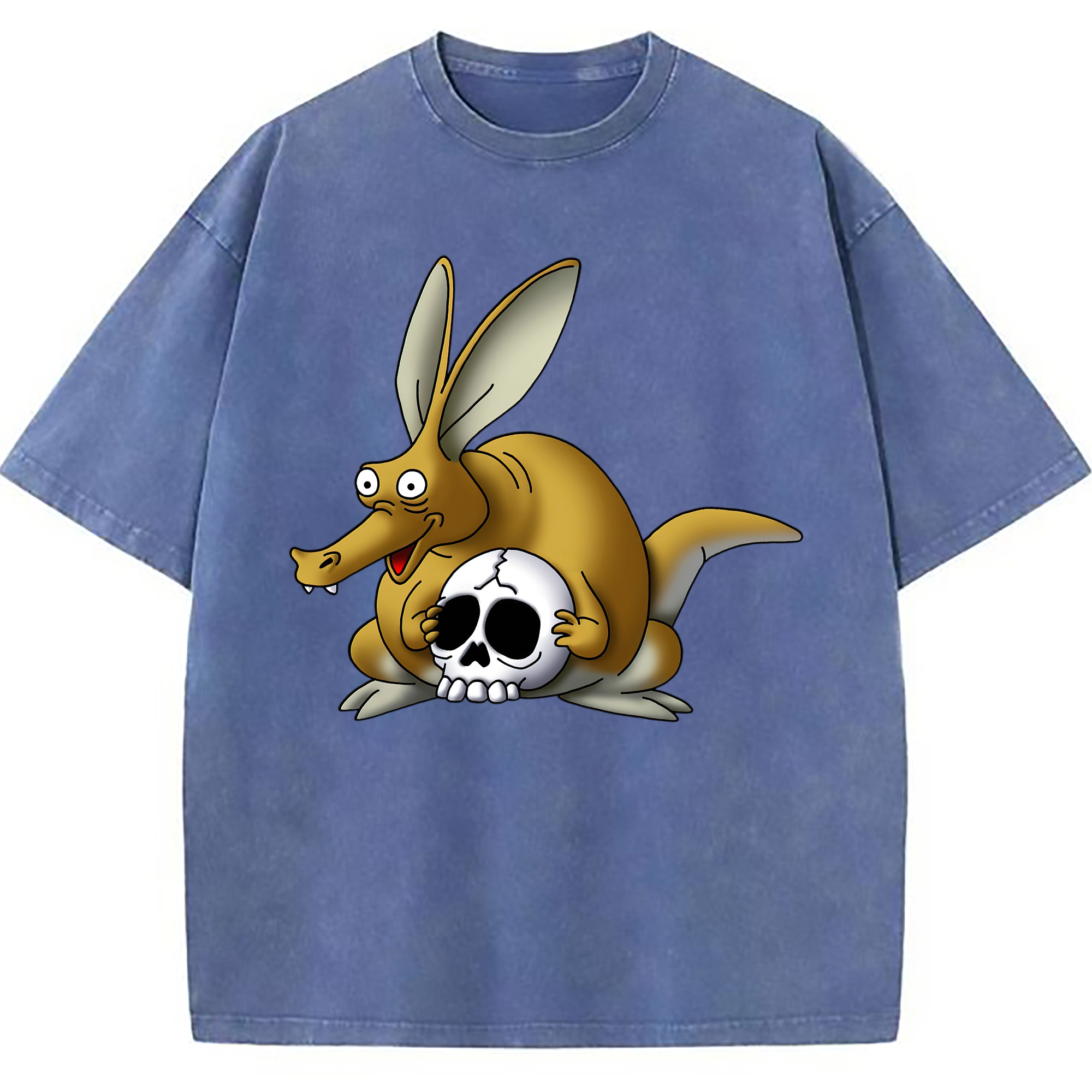 （画像用） ドラゴンクエスト Doragon Kuesuto Dragon Quest 綿100% ヴィンテージ風 半袖Tシャツ（フロントプリント）