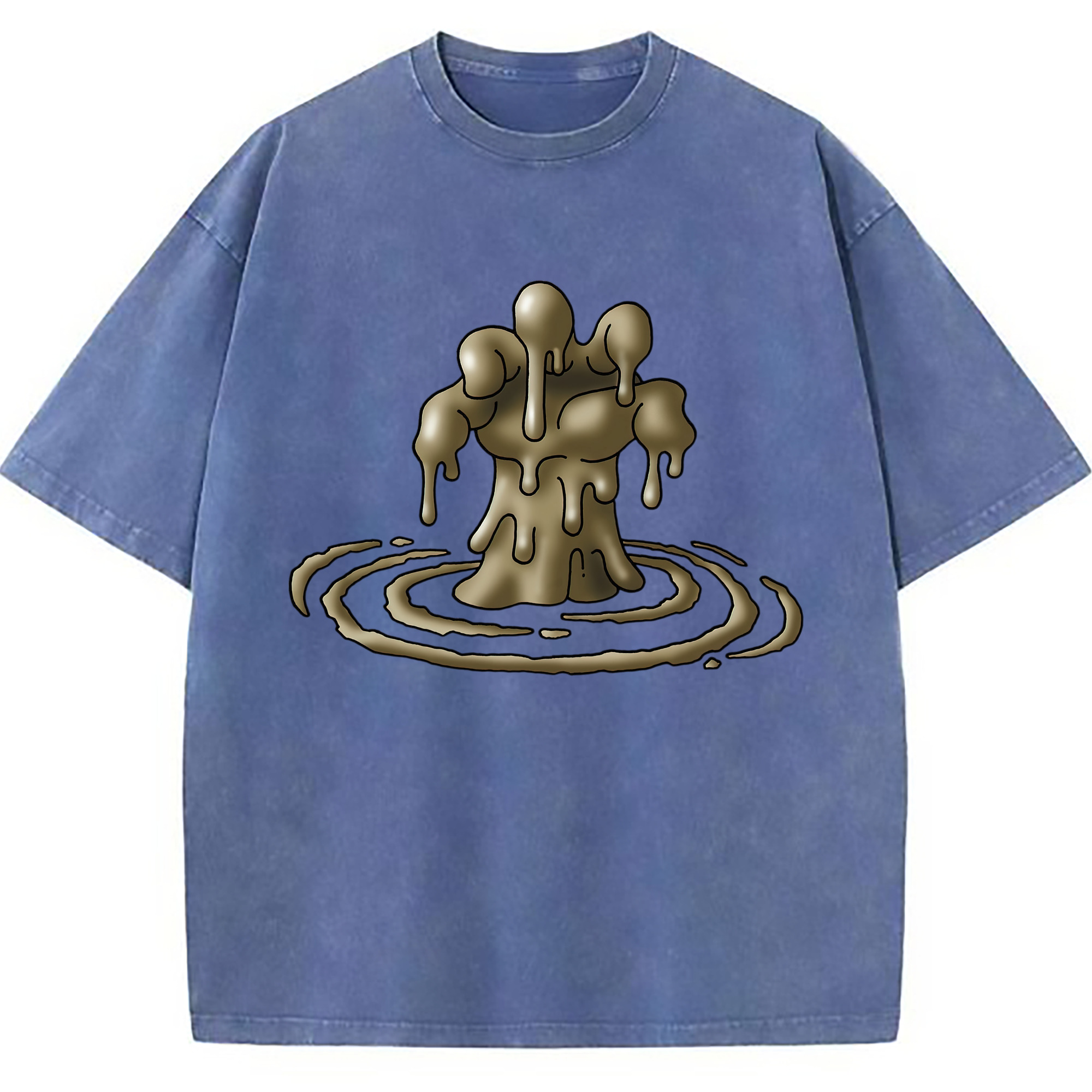 （画像用） ドラゴンクエスト Doragon Kuesuto Dragon Quest 綿100% ヴィンテージ風 半袖Tシャツ（フロントプリント）