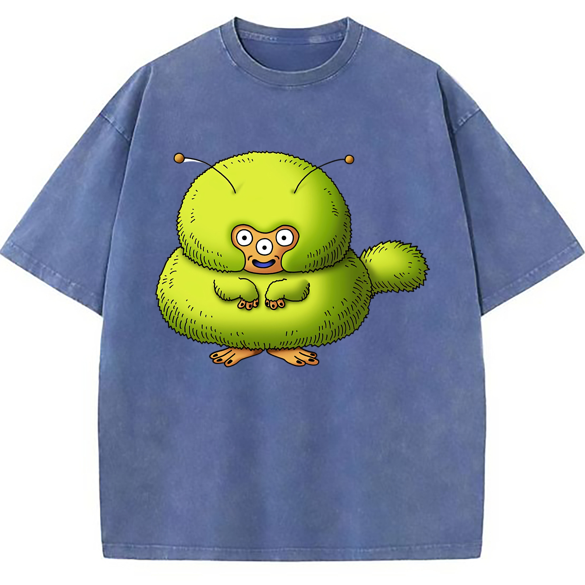 （画像用） ドラゴンクエスト Doragon Kuesuto Dragon Quest 綿100% ヴィンテージ風 半袖Tシャツ（フロントプリント）