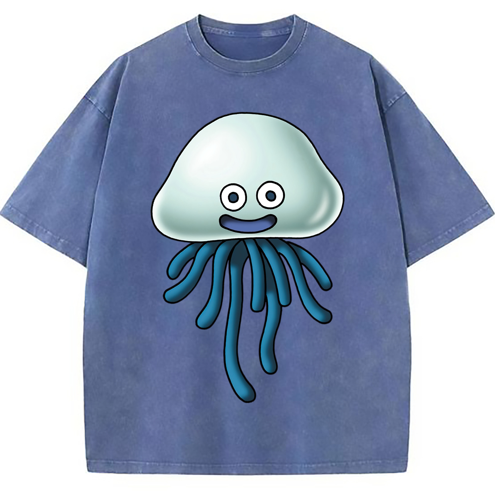 （画像用） ドラゴンクエスト Doragon Kuesuto Dragon Quest 綿100% ヴィンテージ風 半袖Tシャツ（フロントプリント）