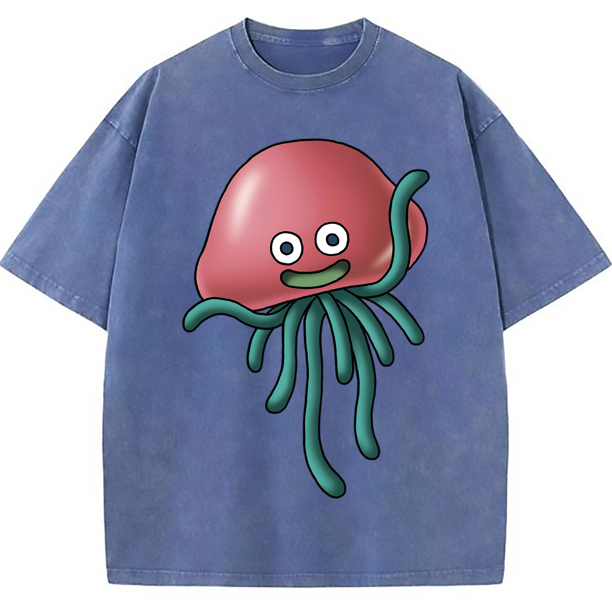 （画像用） ドラゴンクエスト Doragon Kuesuto Dragon Quest 綿100% ヴィンテージ風 半袖Tシャツ（フロントプリント）